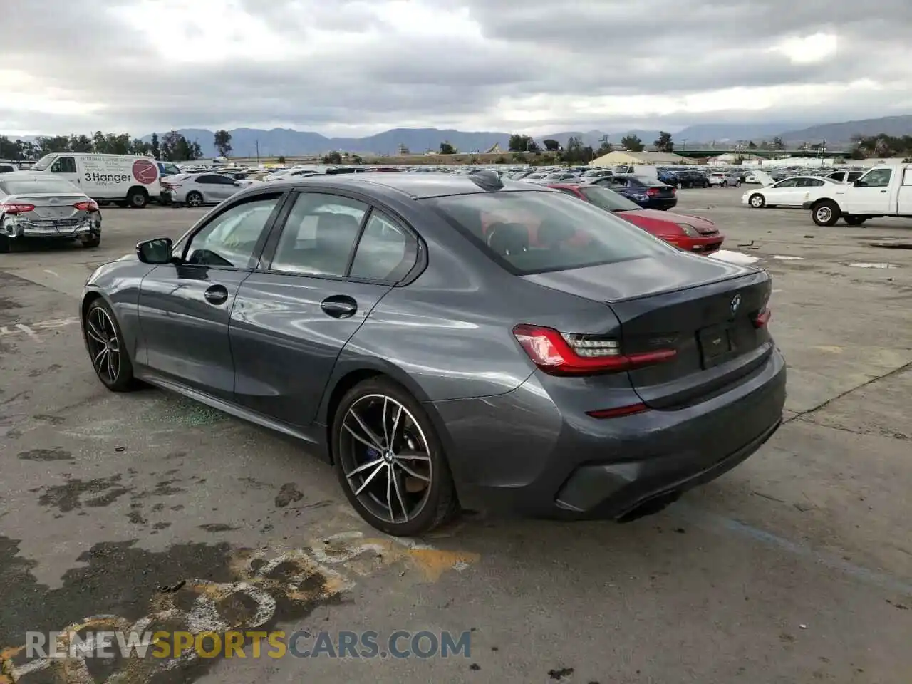 3 Photograph of a damaged car WBA5U7C03NFL75705 BMW M3 2022