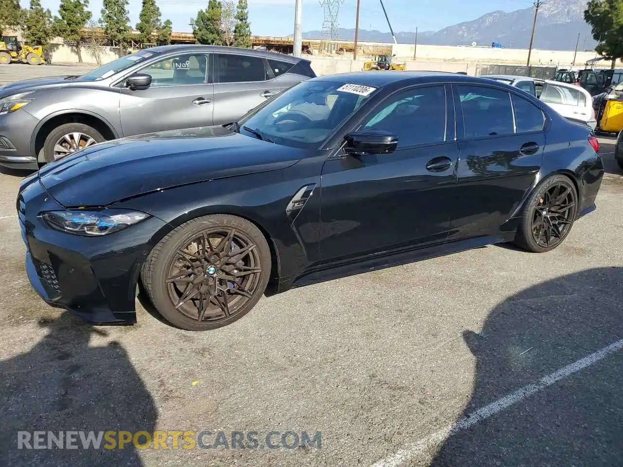 1 fotografías del automóvil dañado WBS33AY03NFM03997 BMW M3 2022