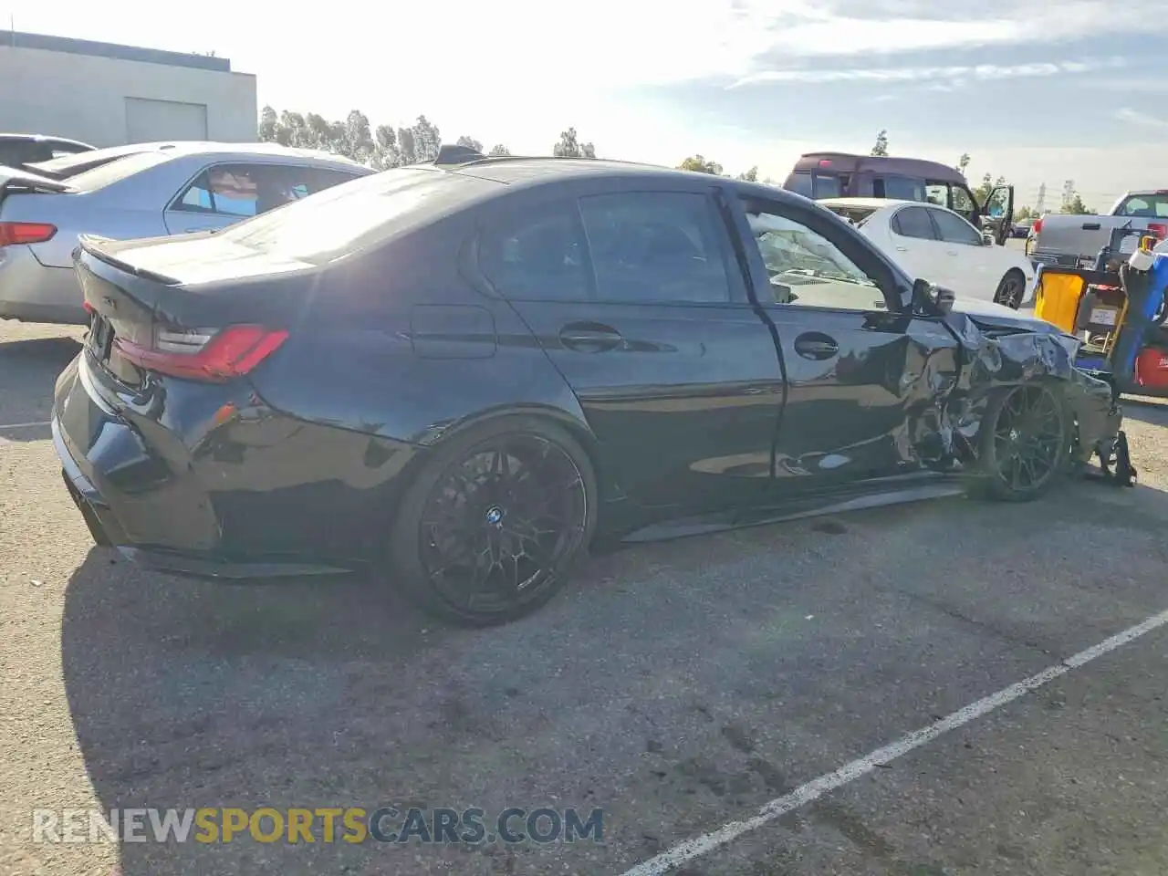 3 fotografías del automóvil dañado WBS33AY03NFM03997 BMW M3 2022