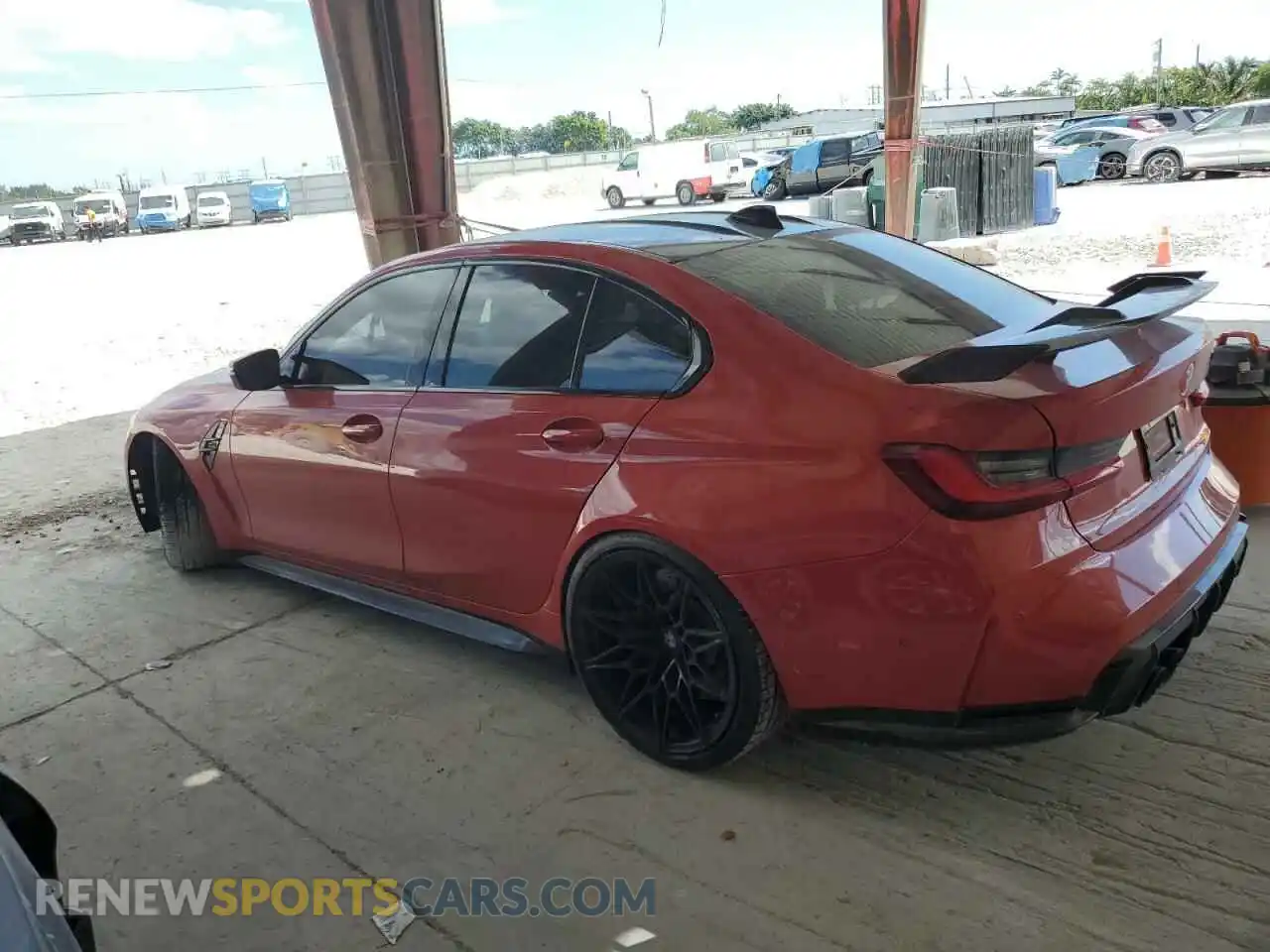 2 Photograph of a damaged car WBS33AY05NFM44079 BMW M3 2022