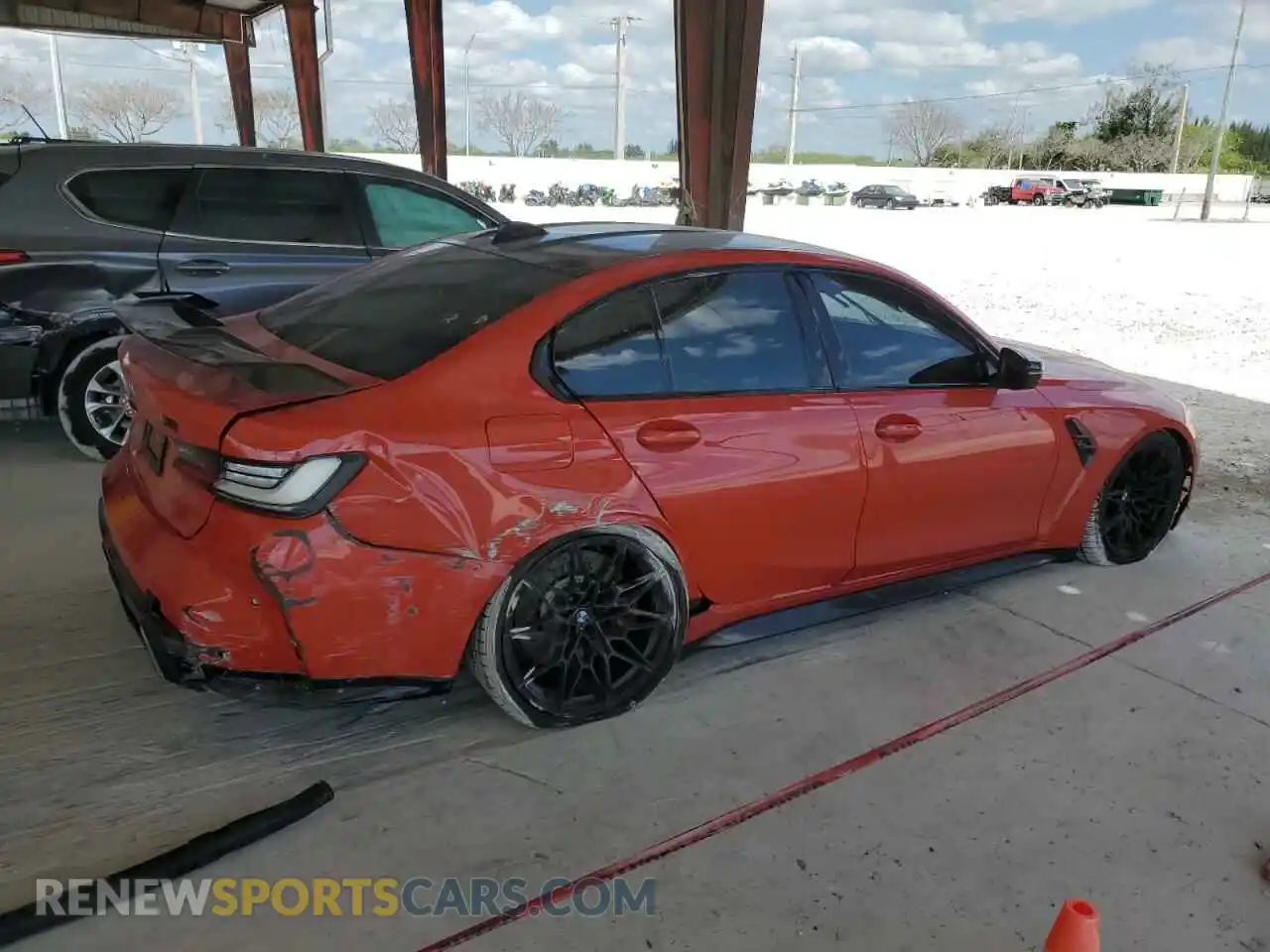3 Photograph of a damaged car WBS33AY05NFM44079 BMW M3 2022