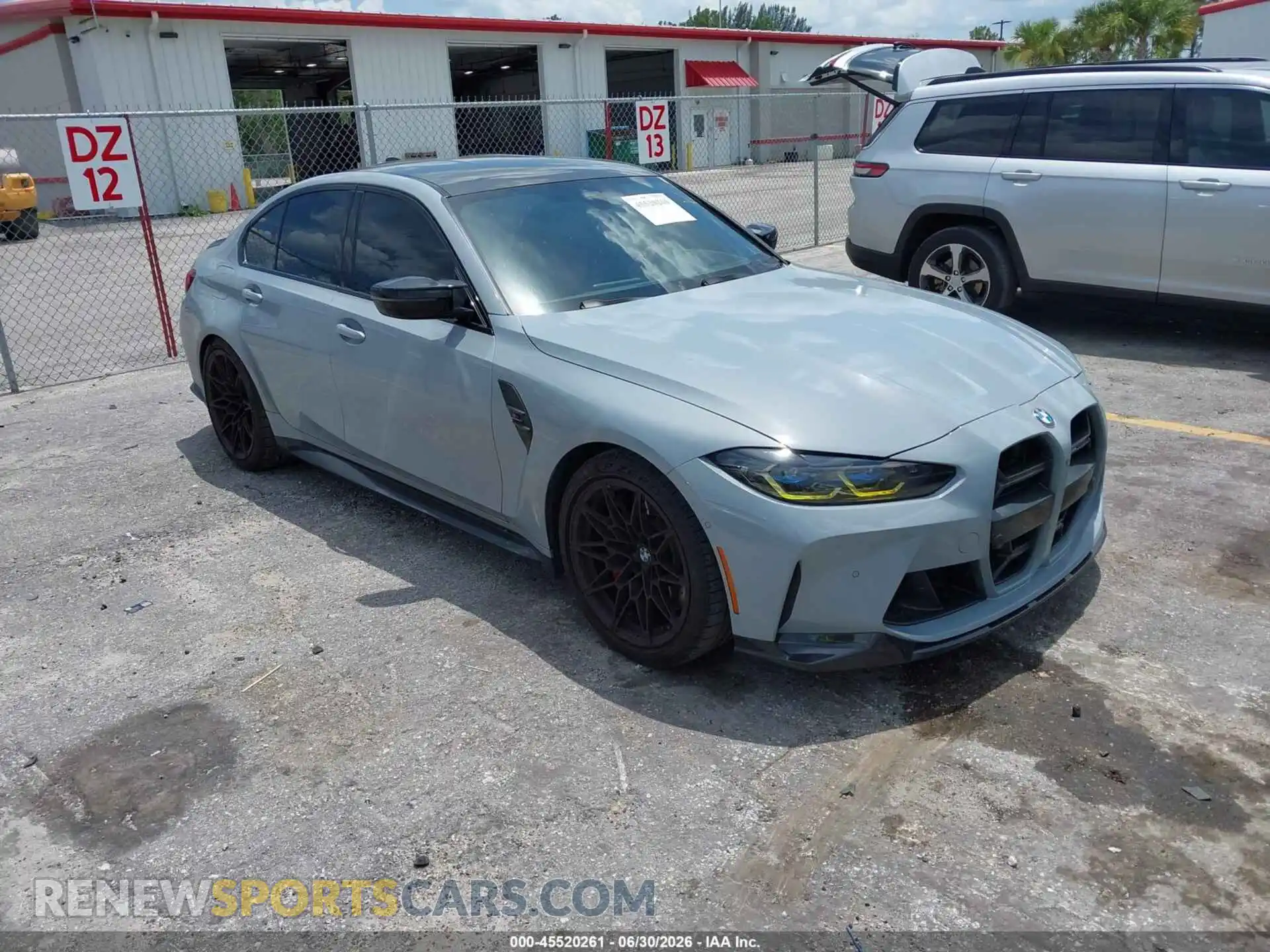 1 Photograph of a damaged car WBS33AY06NFM31308 BMW M3 2022