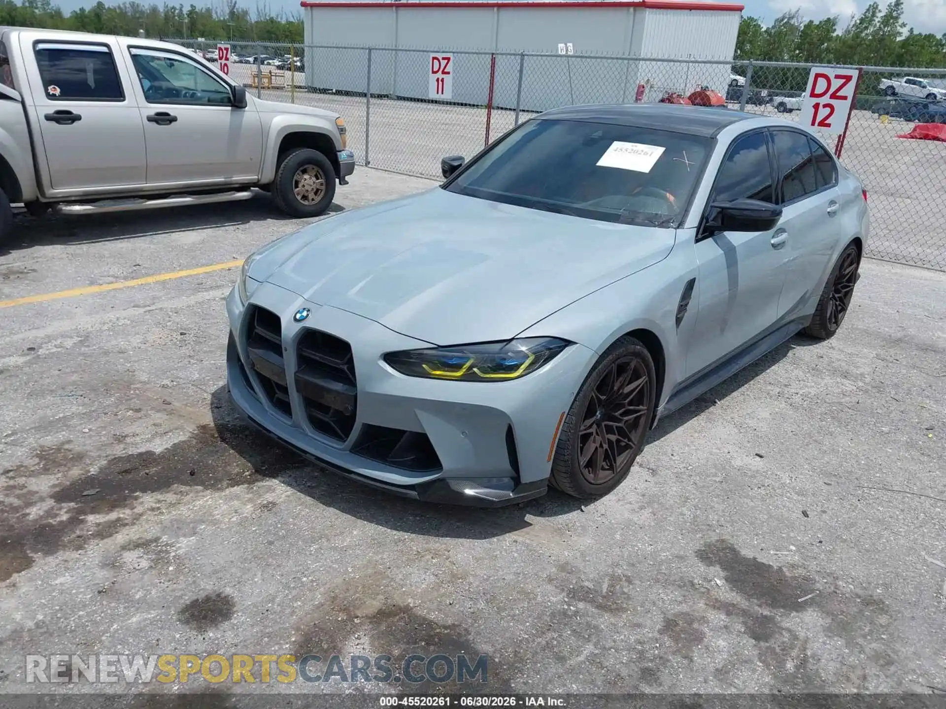 2 Photograph of a damaged car WBS33AY06NFM31308 BMW M3 2022