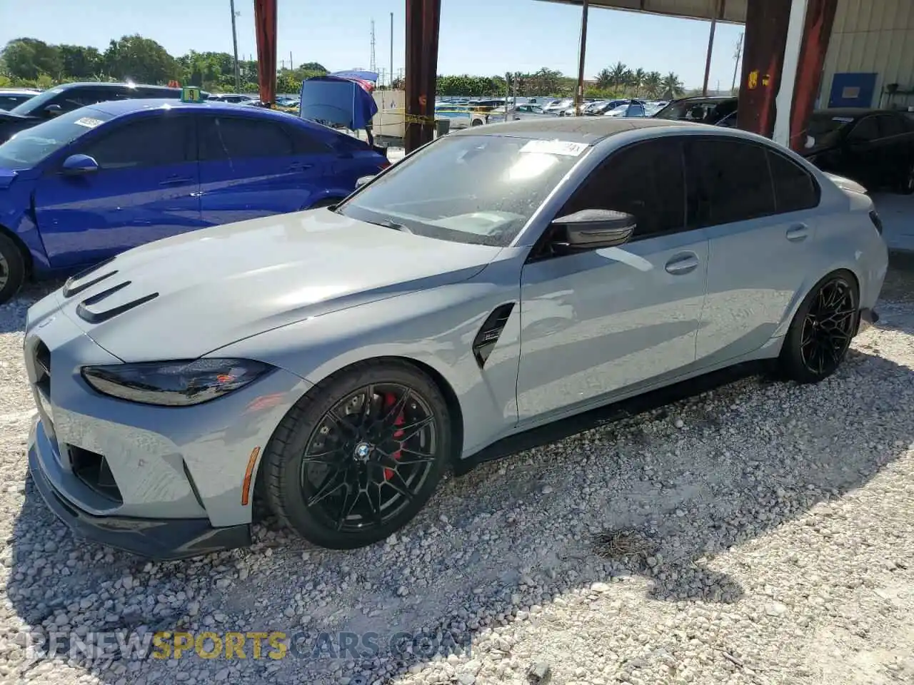 1 Photograph of a damaged car WBS33AY08NFM05034 BMW M3 2022