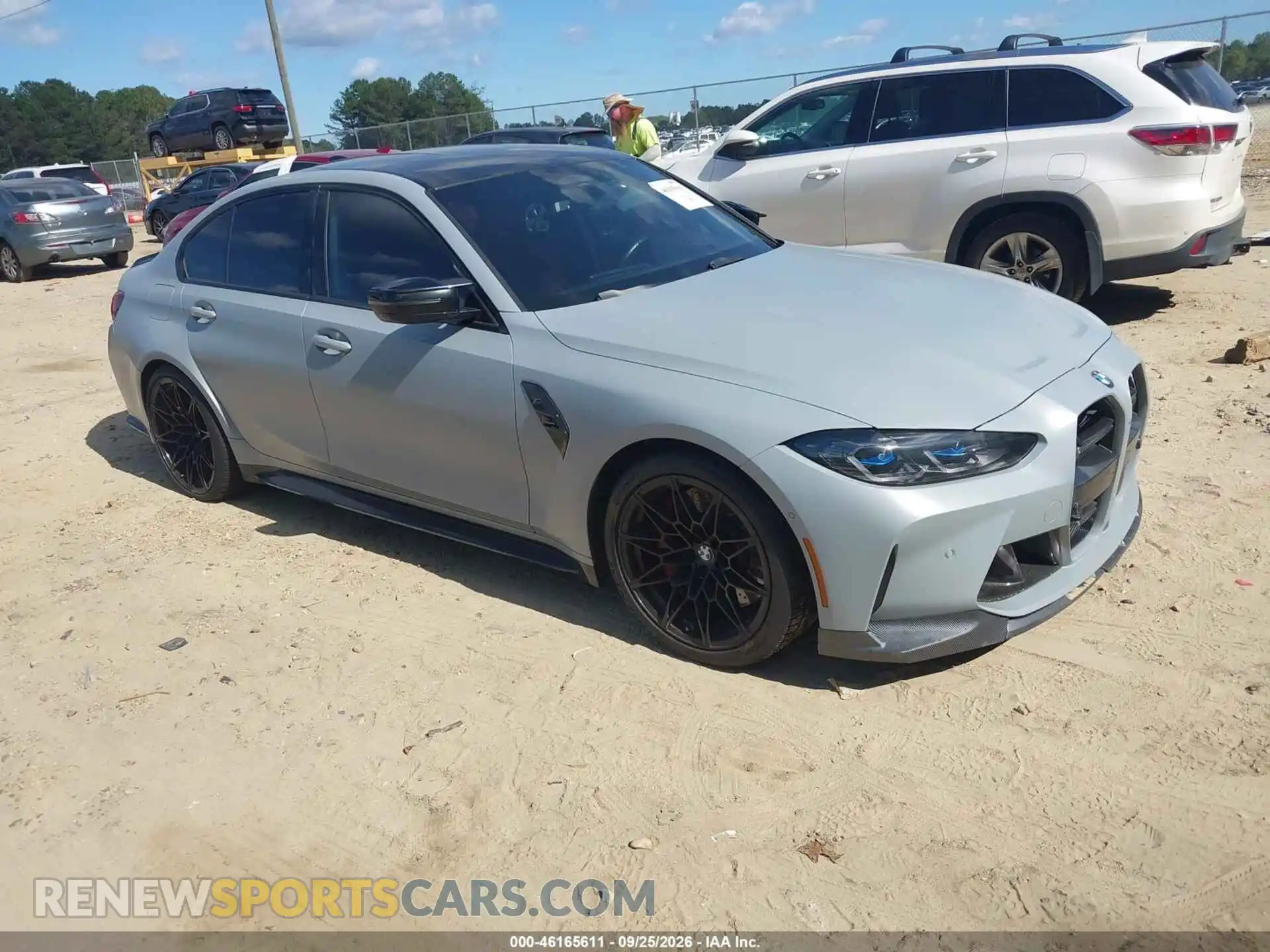 1 Photograph of a damaged car WBS33AY08NFM64004 BMW M3 2022