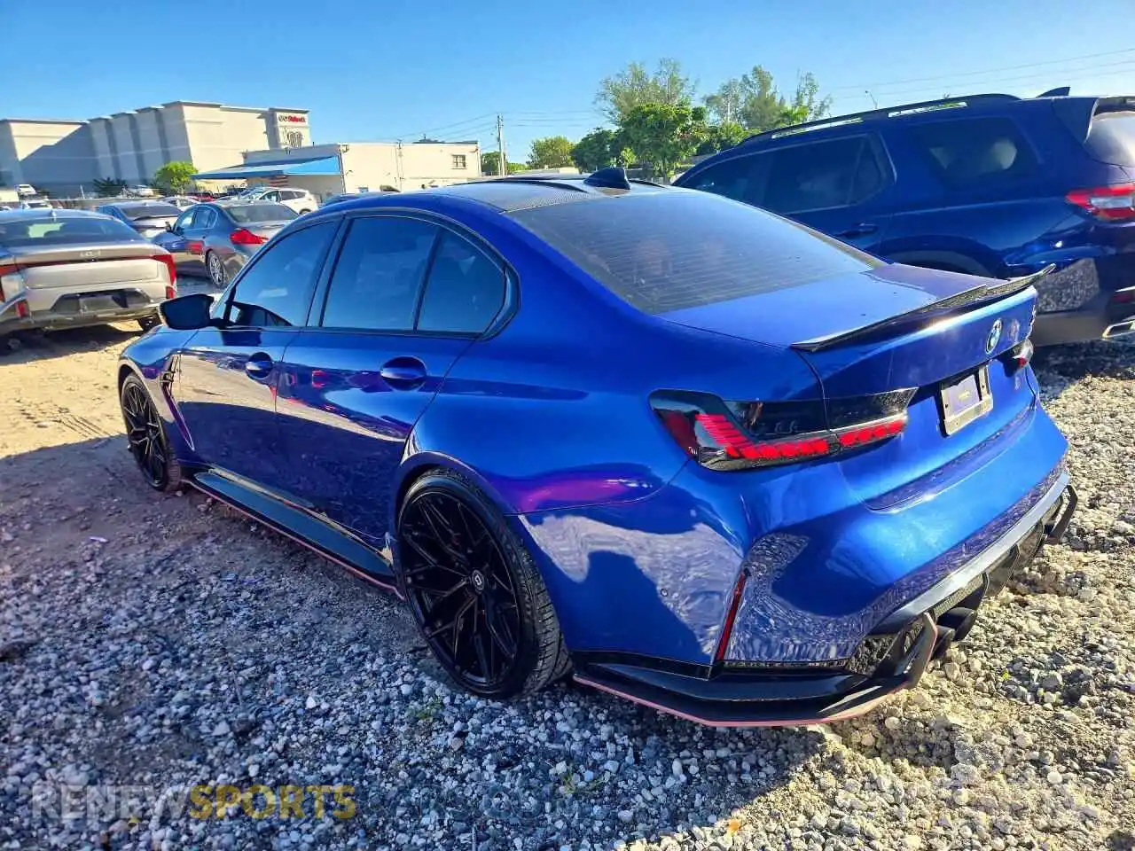 2 Photograph of a damaged car WBS43AY01NFL80708 BMW M3 2022