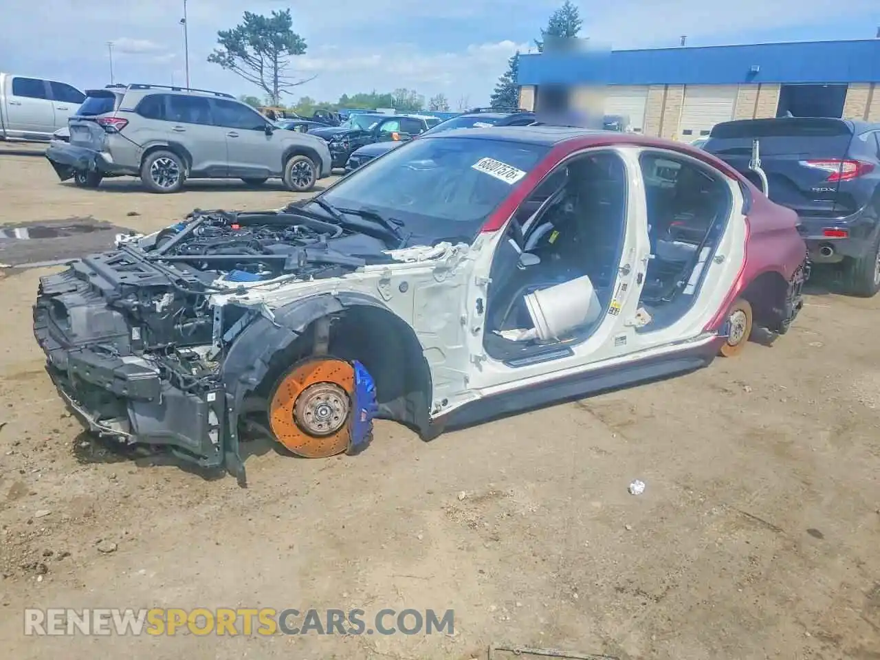 1 fotografías del automóvil dañado WBS43AY01NFM36310 BMW M3 2022
