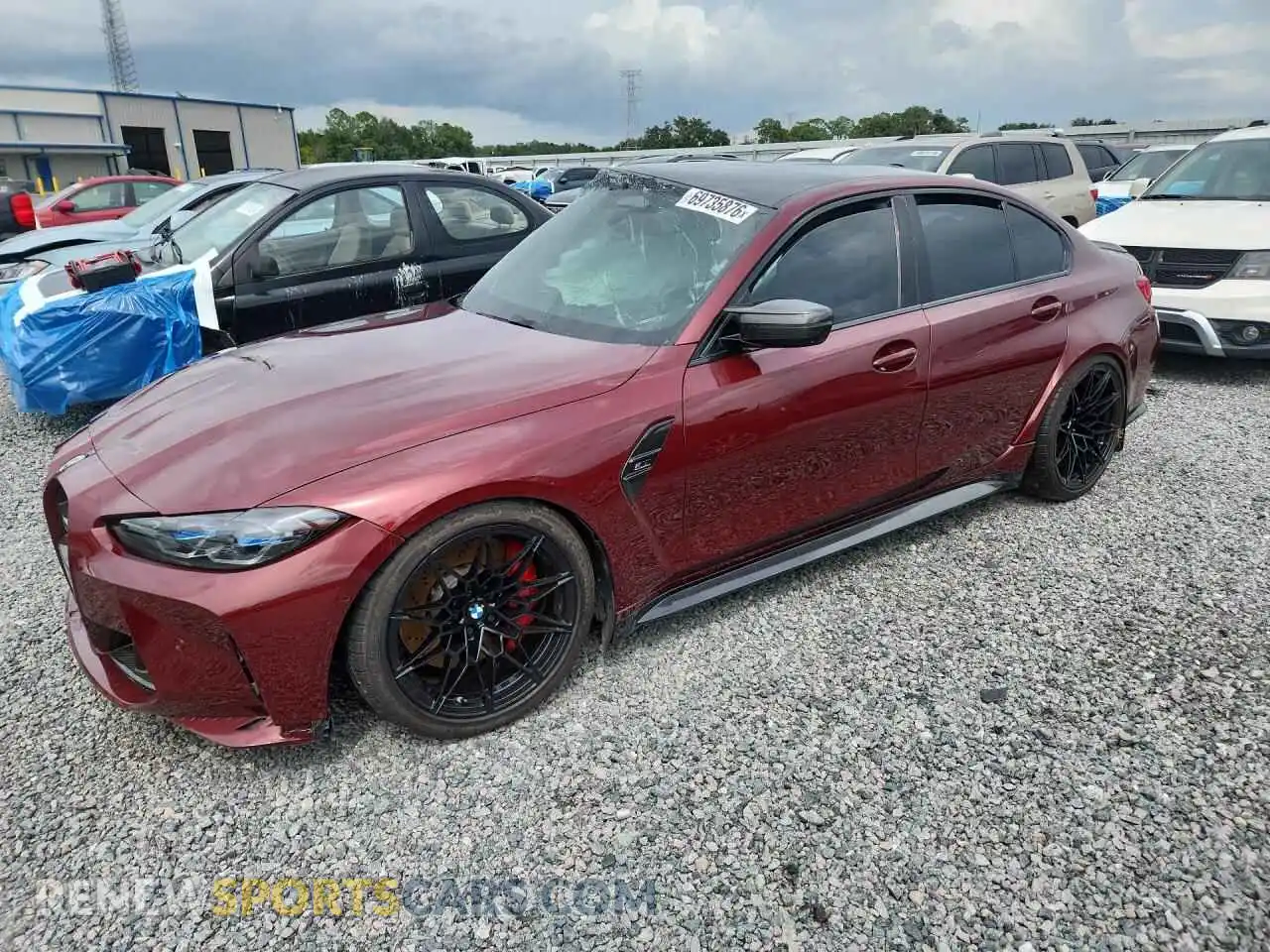 1 fotografías del automóvil dañado WBS43AY02NFM44187 BMW M3 2022