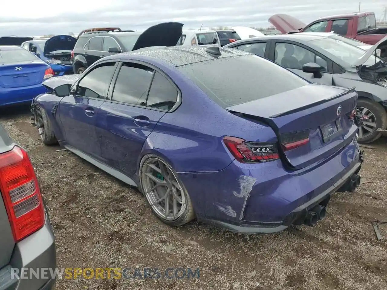 2 Photograph of a damaged car WBS43AY04NFN16250 BMW M3 2022