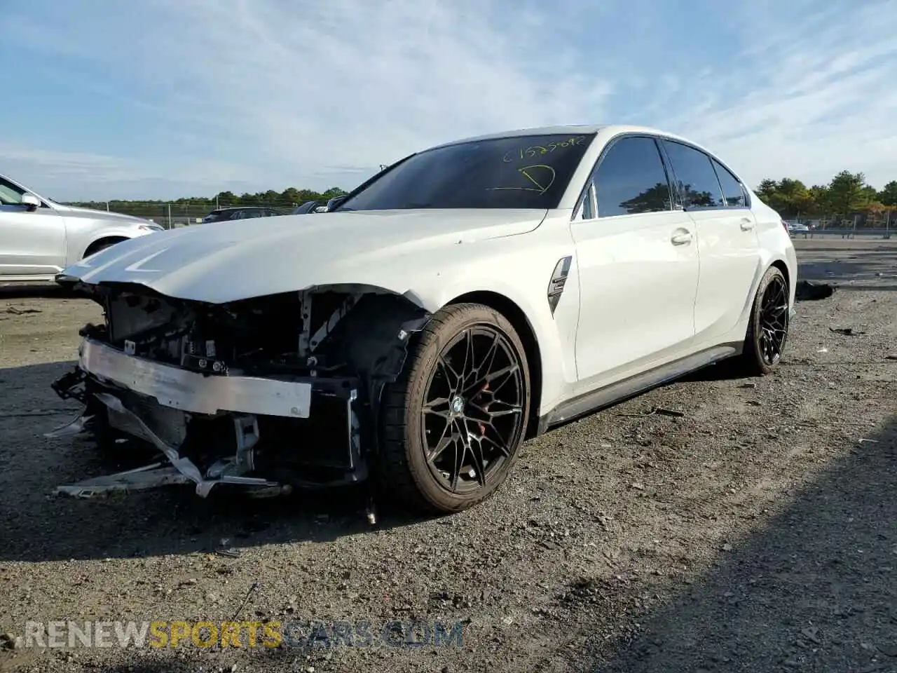 2 Photograph of a damaged car WBS43AY07NFL94130 BMW M3 2022