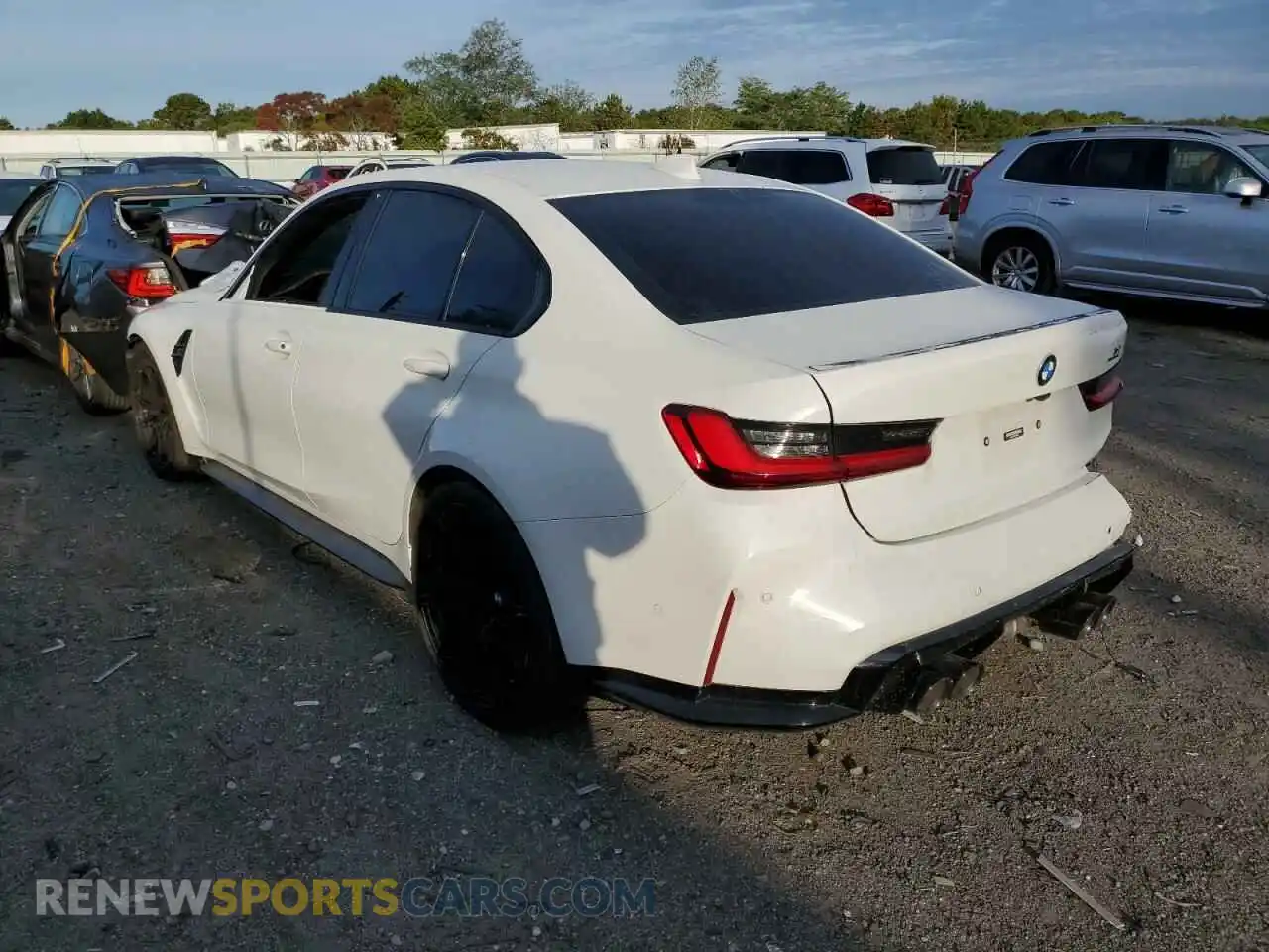 3 Photograph of a damaged car WBS43AY07NFL94130 BMW M3 2022