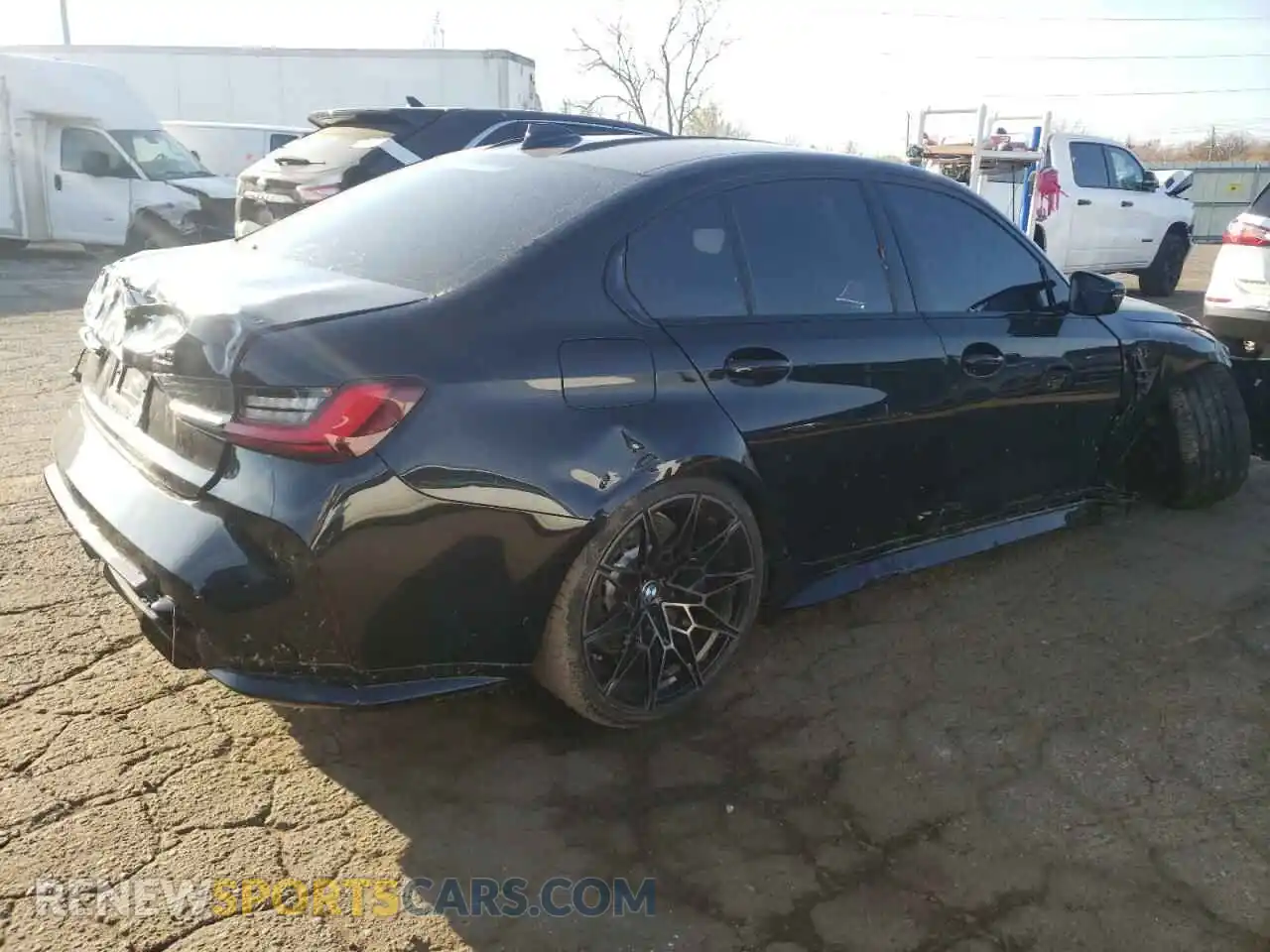 3 Photograph of a damaged car WBS43AY07NFM54665 BMW M3 2022