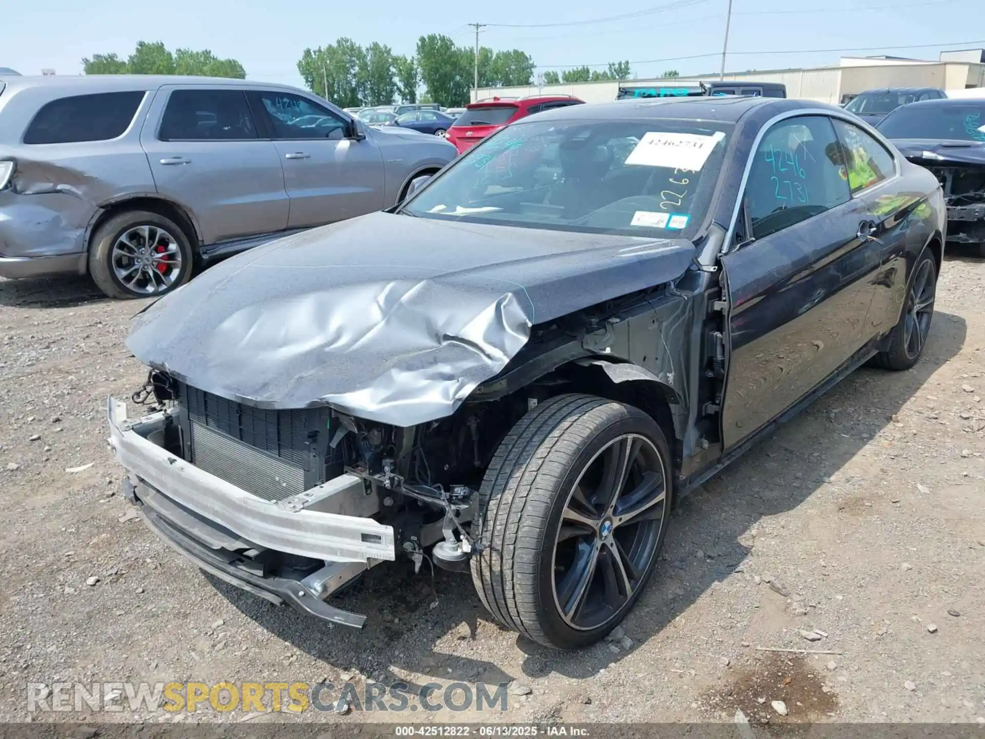 2 Photograph of a damaged car WBS43AY08NFL79460 BMW M3 2022