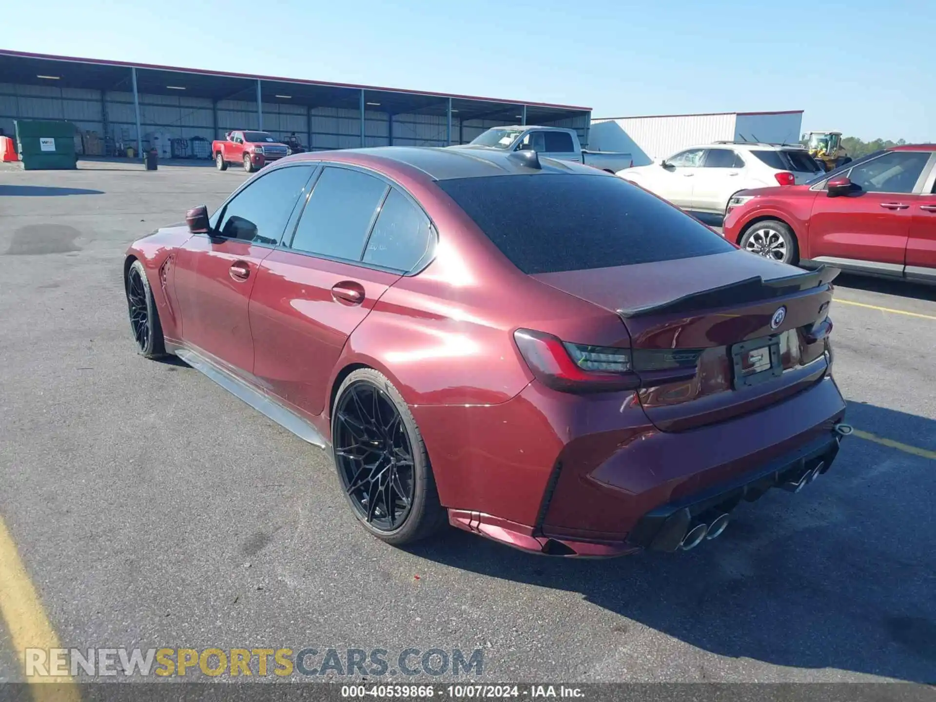 3 fotografías del automóvil dañado WBS43AY08NFN14713 BMW M3 2022