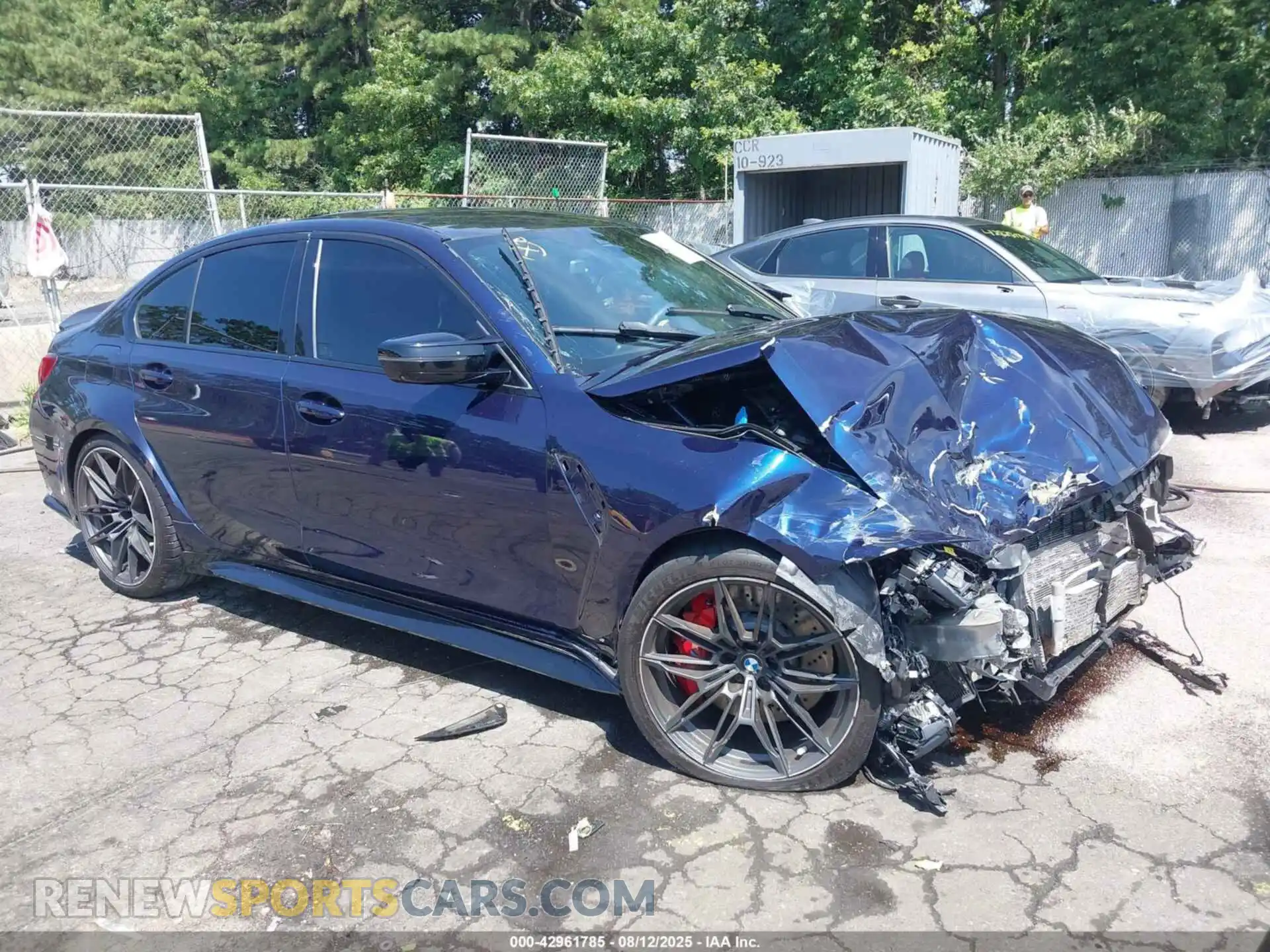 1 Photograph of a damaged car WBS43AY0XNFL82022 BMW M3 2022