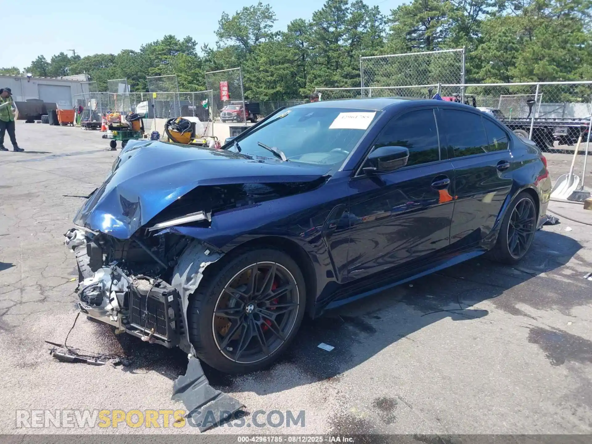 2 Photograph of a damaged car WBS43AY0XNFL82022 BMW M3 2022