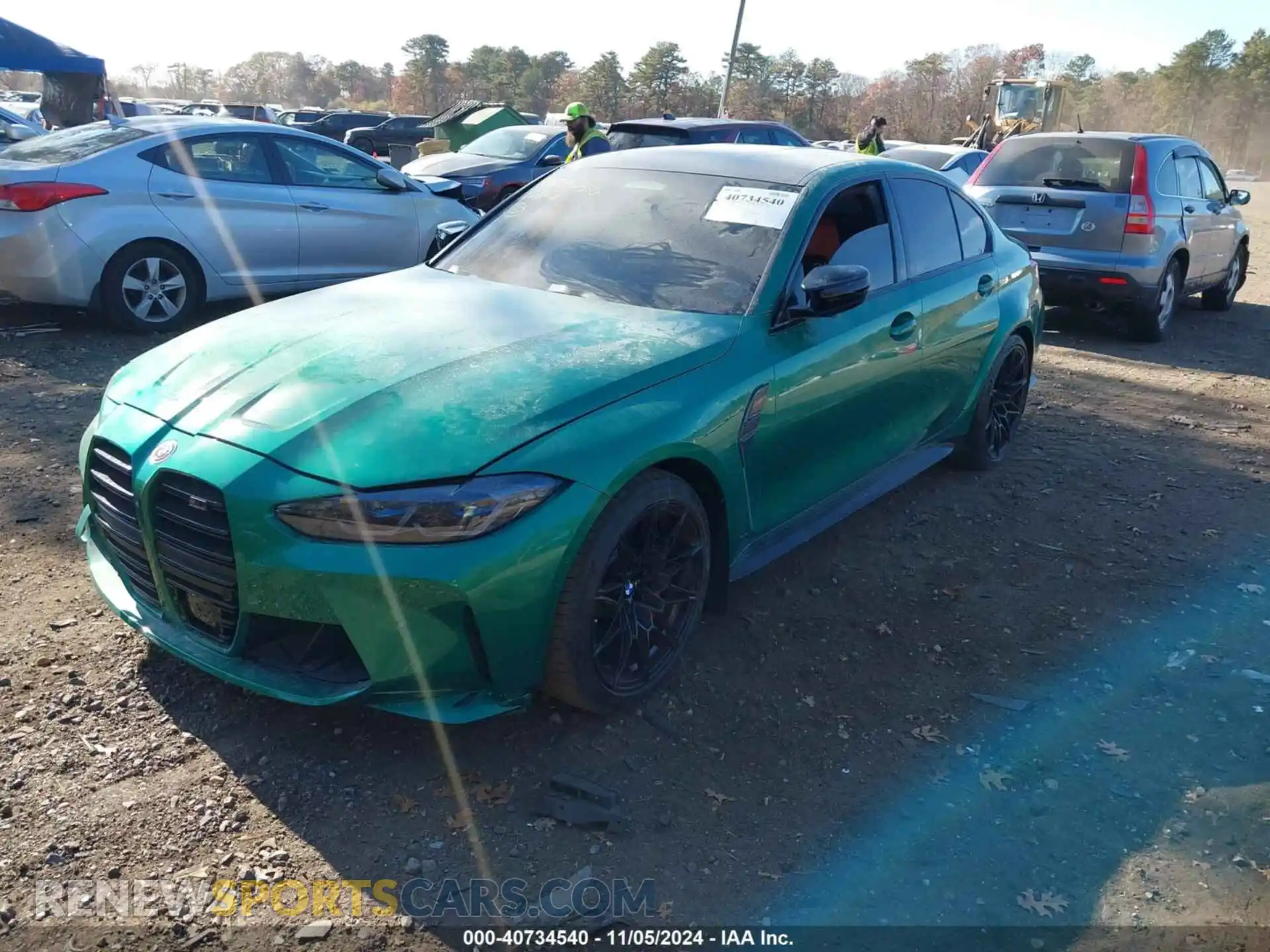 2 Photograph of a damaged car WBS43AY0XNFM39738 BMW M3 2022