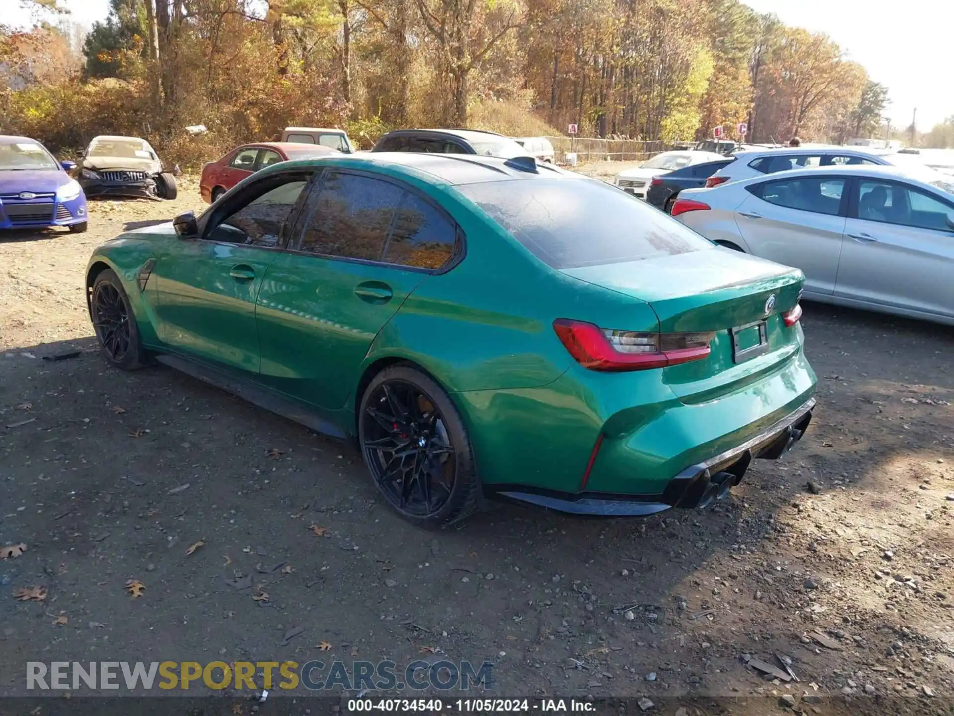 3 Photograph of a damaged car WBS43AY0XNFM39738 BMW M3 2022
