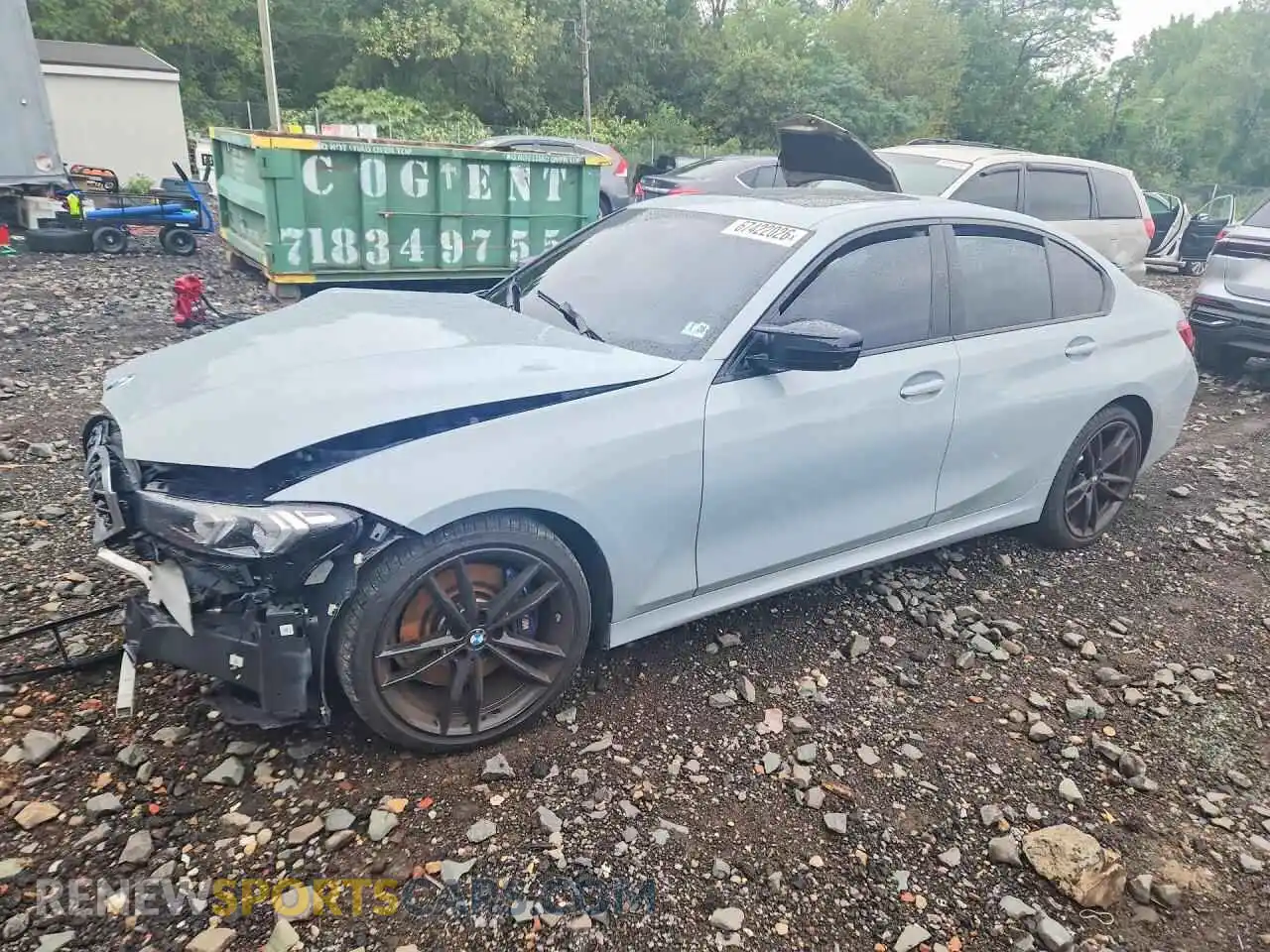 1 Фотография поврежденного автомобиля 3MW49FF00P8D31501 BMW M3 2023