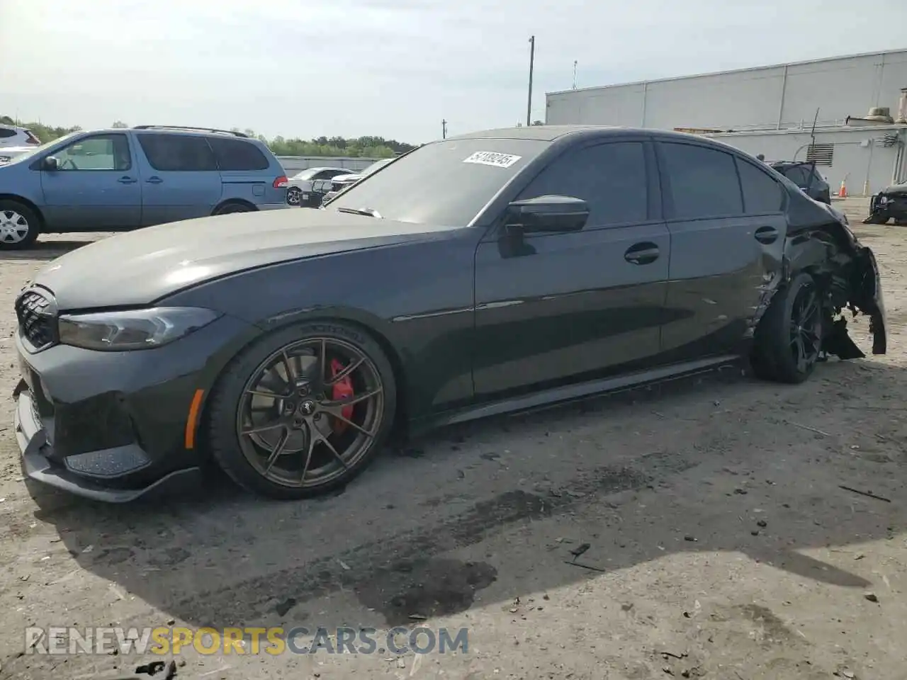 1 Photograph of a damaged car 3MW49FF00P8D49402 BMW M3 2023