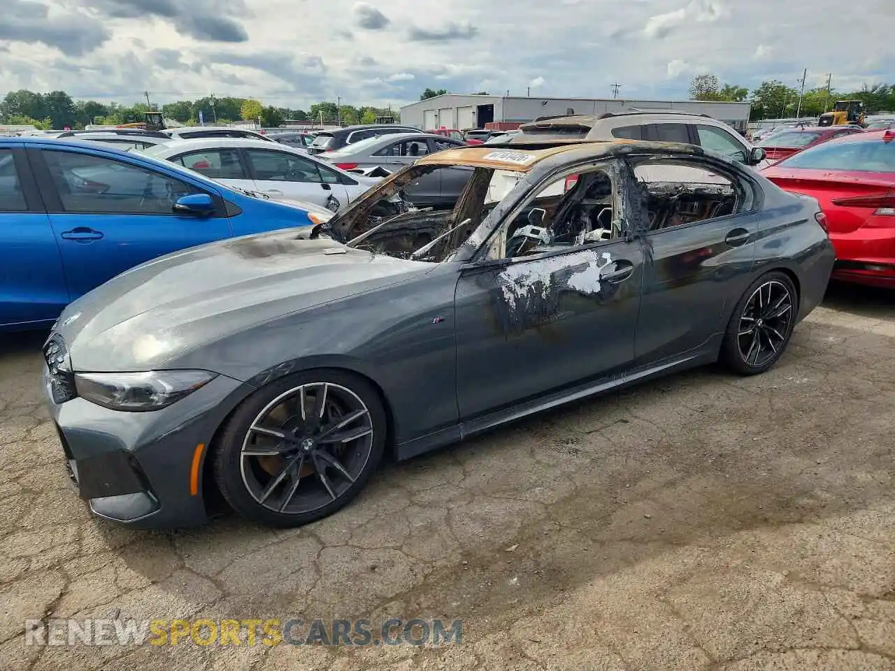 1 Фотография поврежденного автомобиля 3MW49FF02P8D47666 BMW M3 2023
