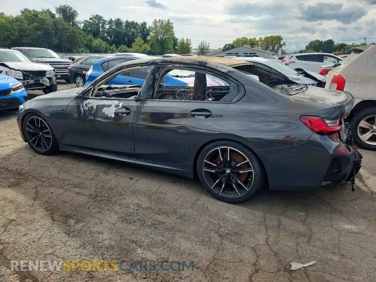 2 Фотография поврежденного автомобиля 3MW49FF02P8D47666 BMW M3 2023