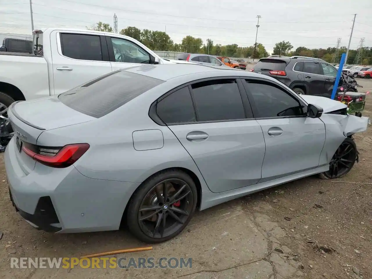3 Photograph of a damaged car 3MW49FF02P8D62717 BMW M3 2023