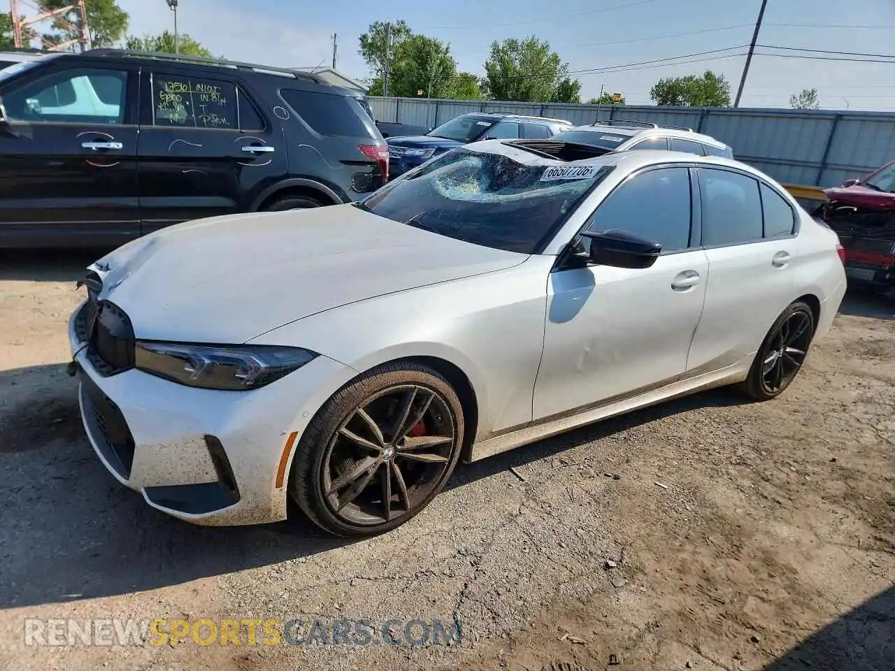 1 Фотография поврежденного автомобиля 3MW49FF03P8D74200 BMW M3 2023