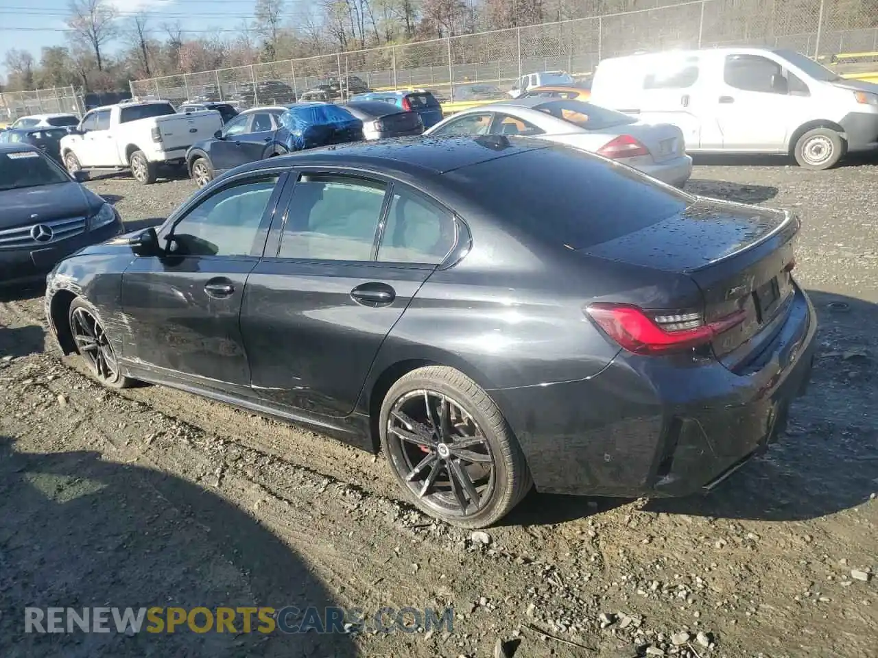 2 Photograph of a damaged car 3MW49FF04P8C88880 BMW M3 2023