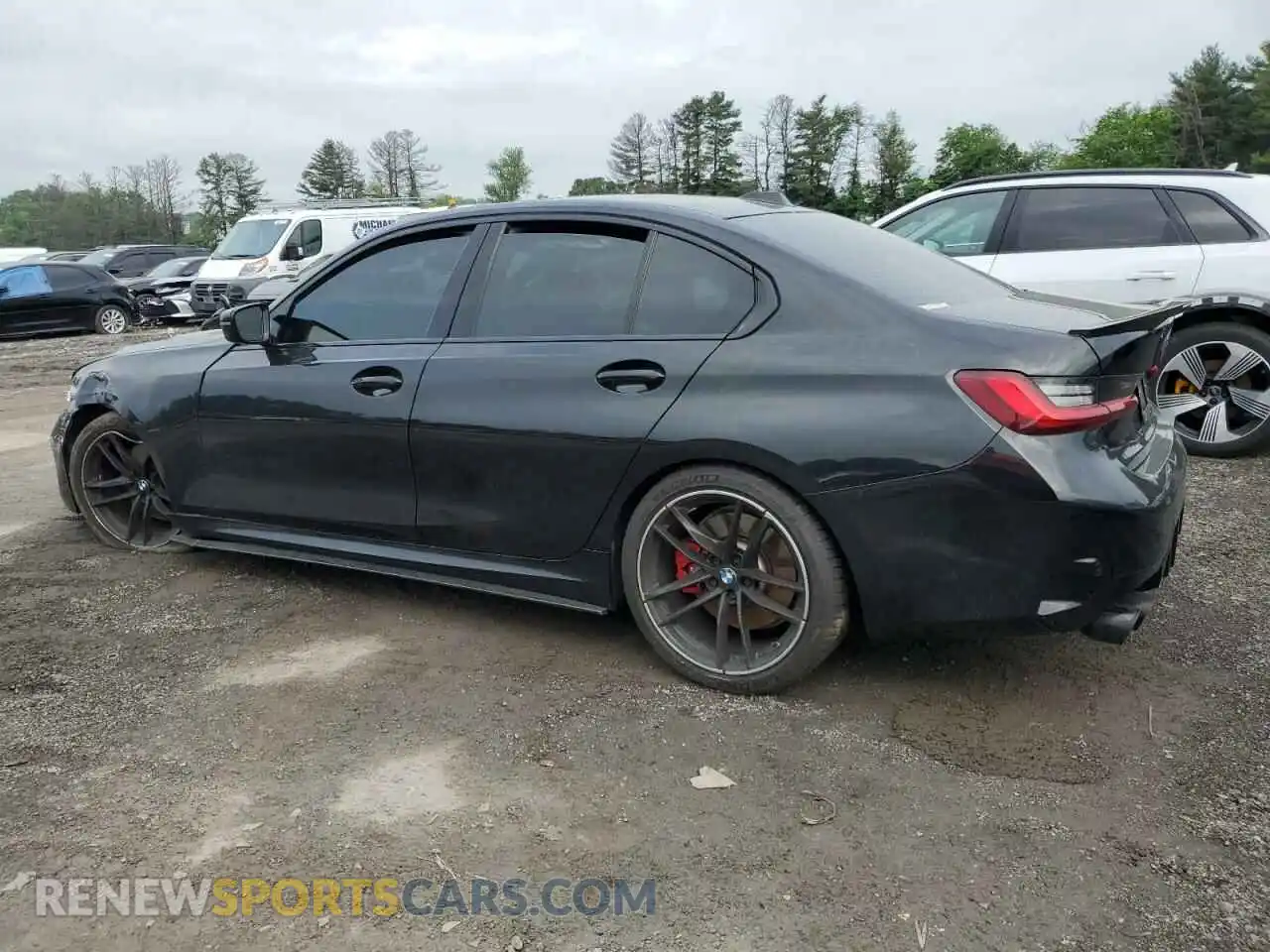 2 Photograph of a damaged car 3MW49FF06P8C96382 BMW M3 2023