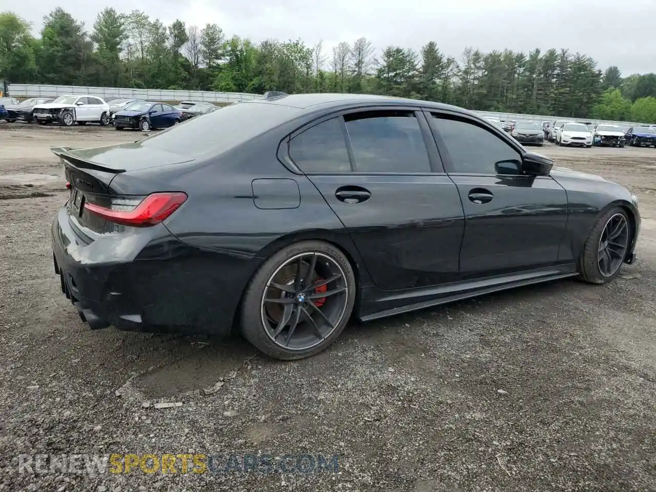 3 Photograph of a damaged car 3MW49FF06P8C96382 BMW M3 2023