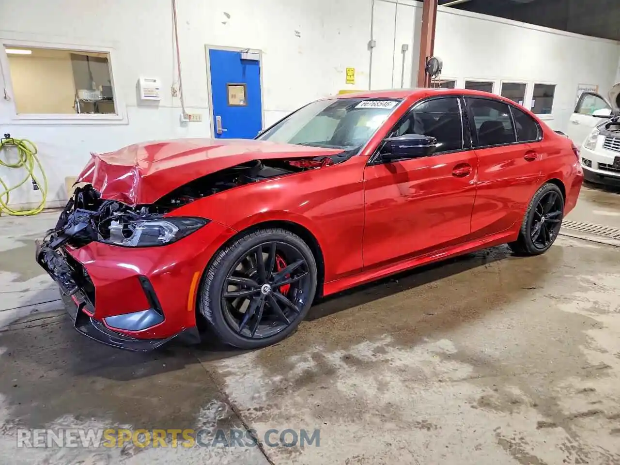 1 Photograph of a damaged car 3MW49FF07P8D46285 BMW M3 2023
