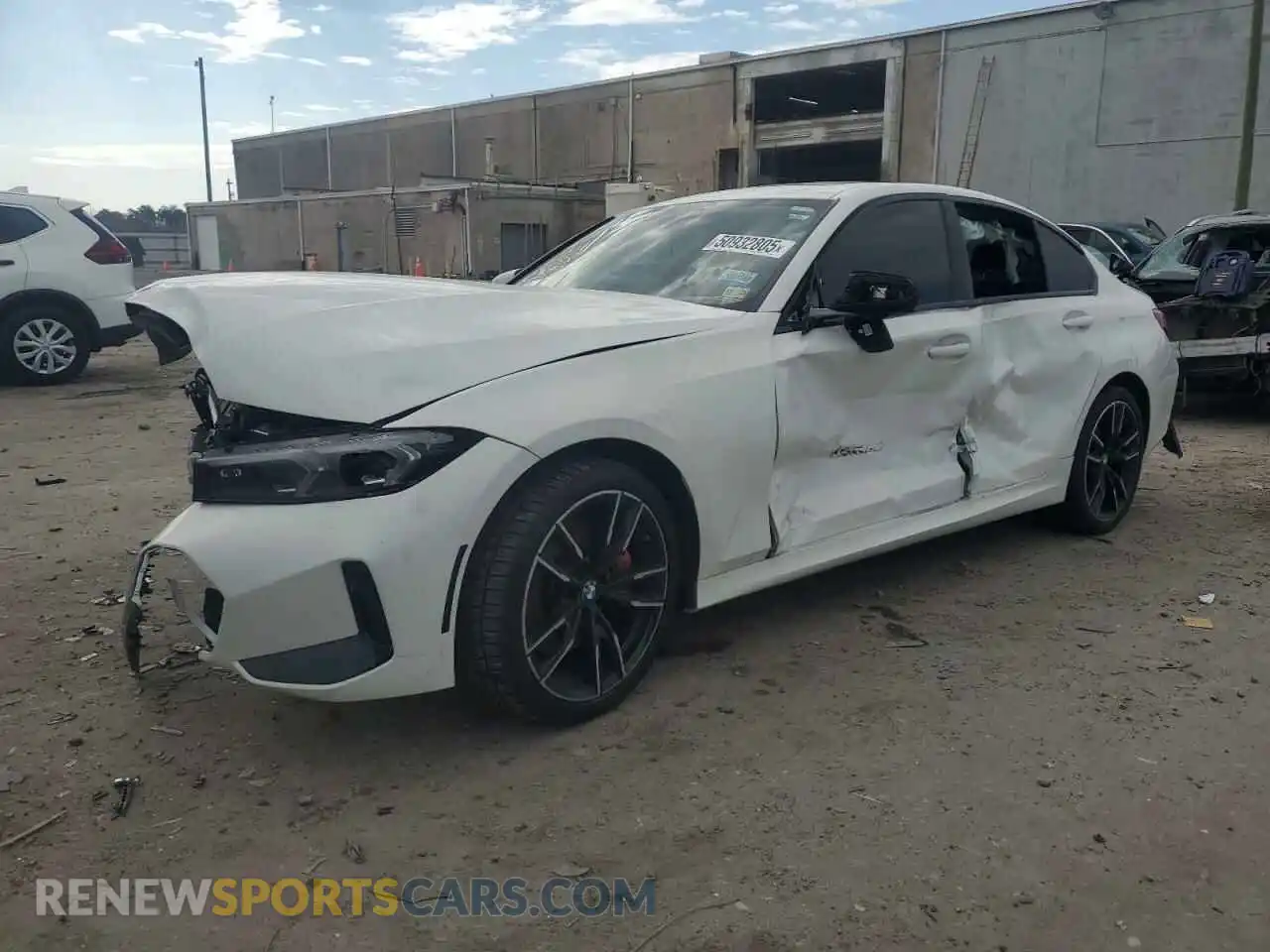 1 Photograph of a damaged car 3MW49FF09P8D06404 BMW M3 2023