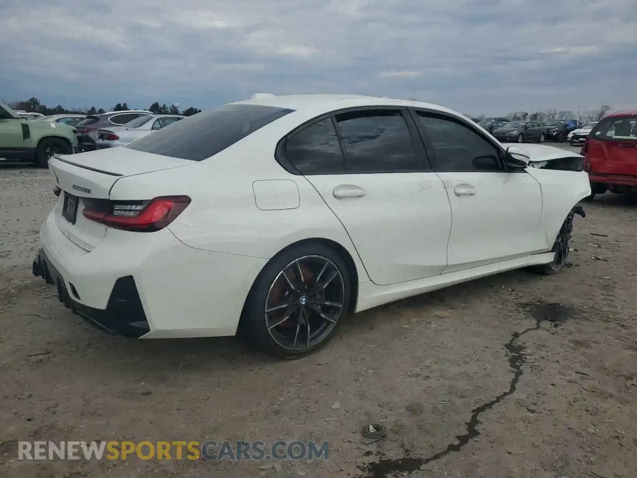3 Photograph of a damaged car 3MW49FF09P8D06404 BMW M3 2023