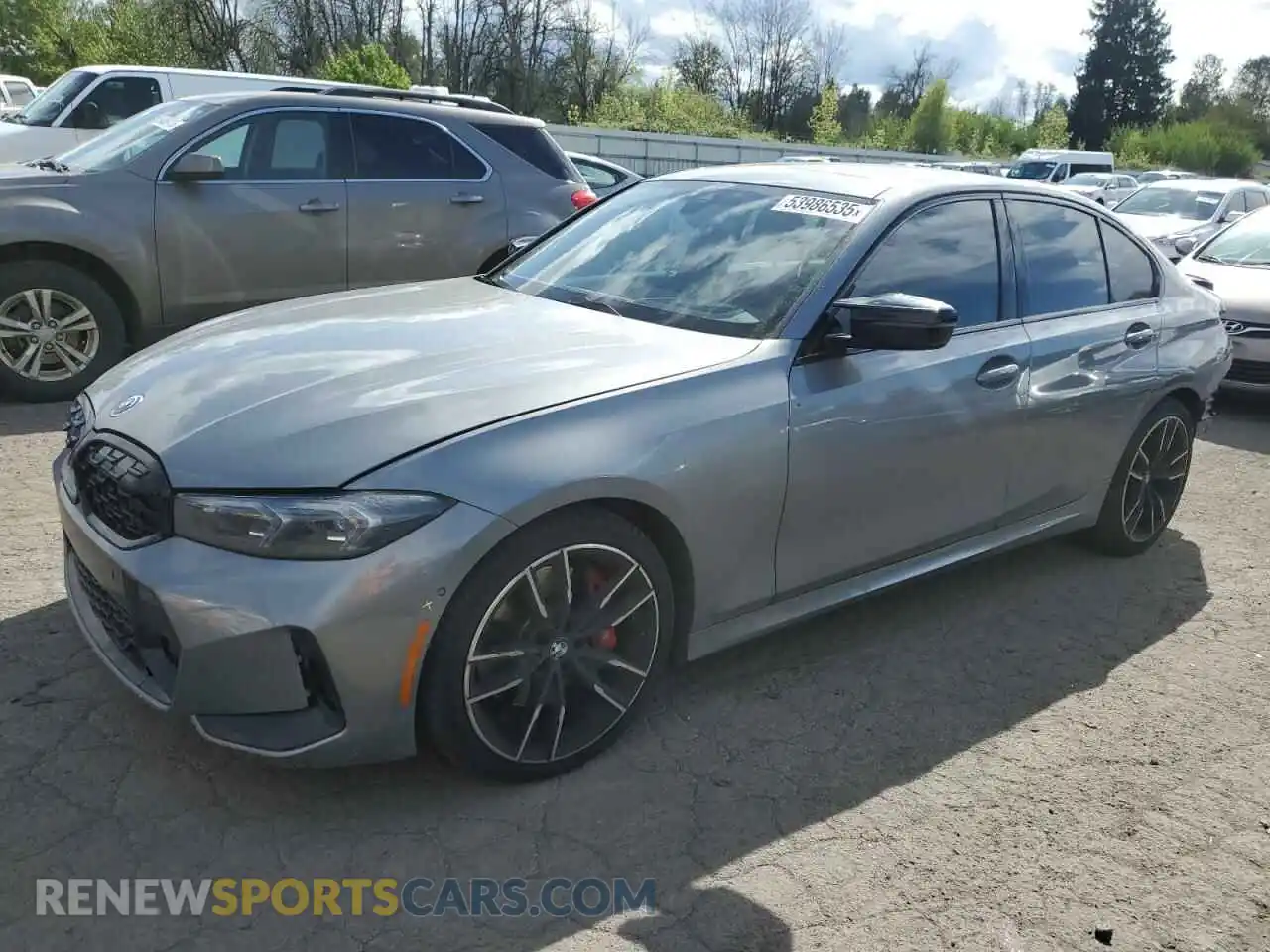 1 Photograph of a damaged car 3MW49FF09P8D37233 BMW M3 2023