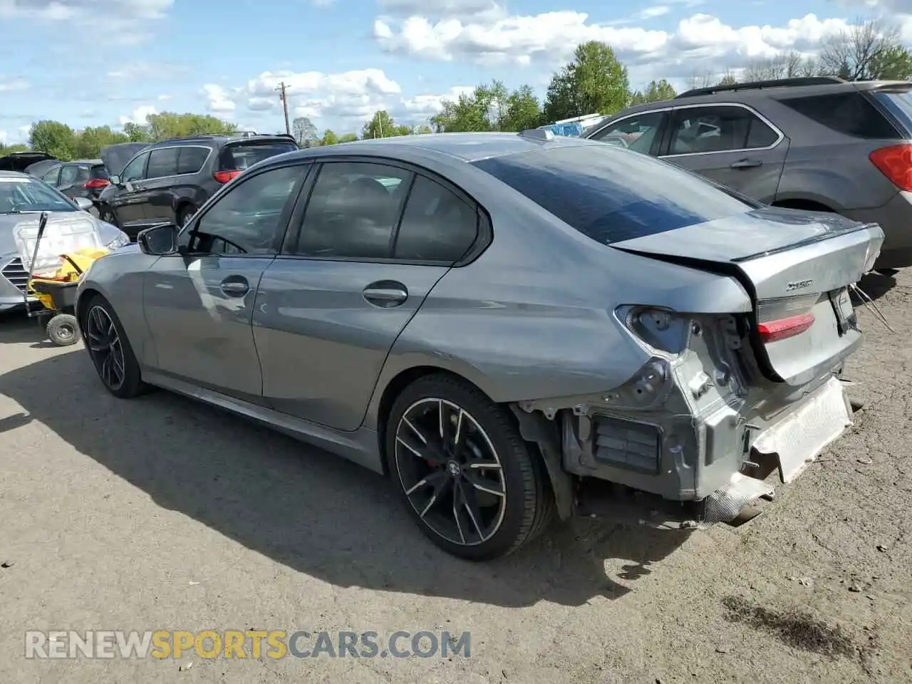 2 Photograph of a damaged car 3MW49FF09P8D37233 BMW M3 2023