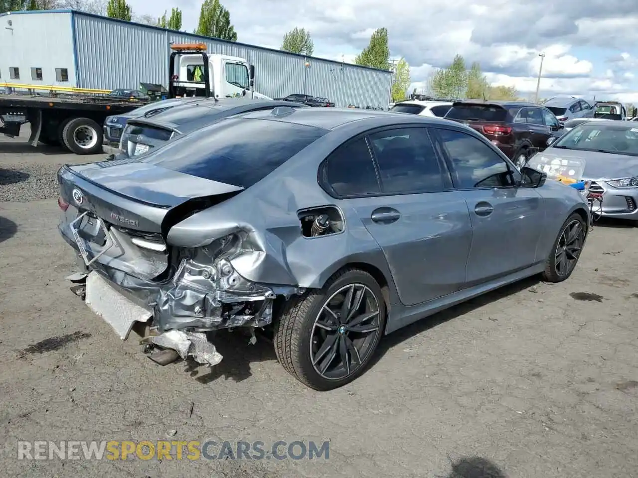 3 Photograph of a damaged car 3MW49FF09P8D37233 BMW M3 2023