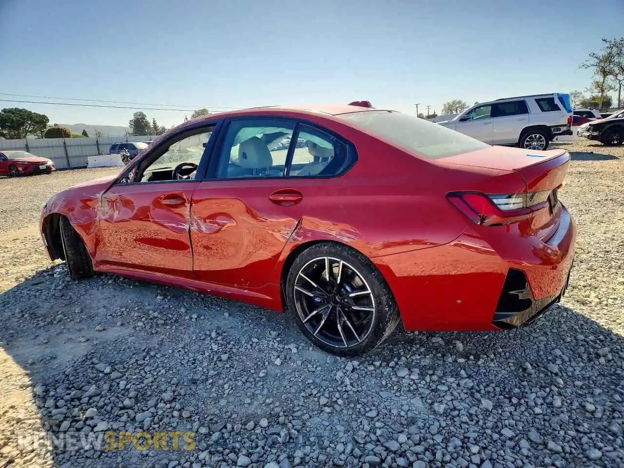 2 Photograph of a damaged car 3MW49FS06P8D32125 BMW M3 2023