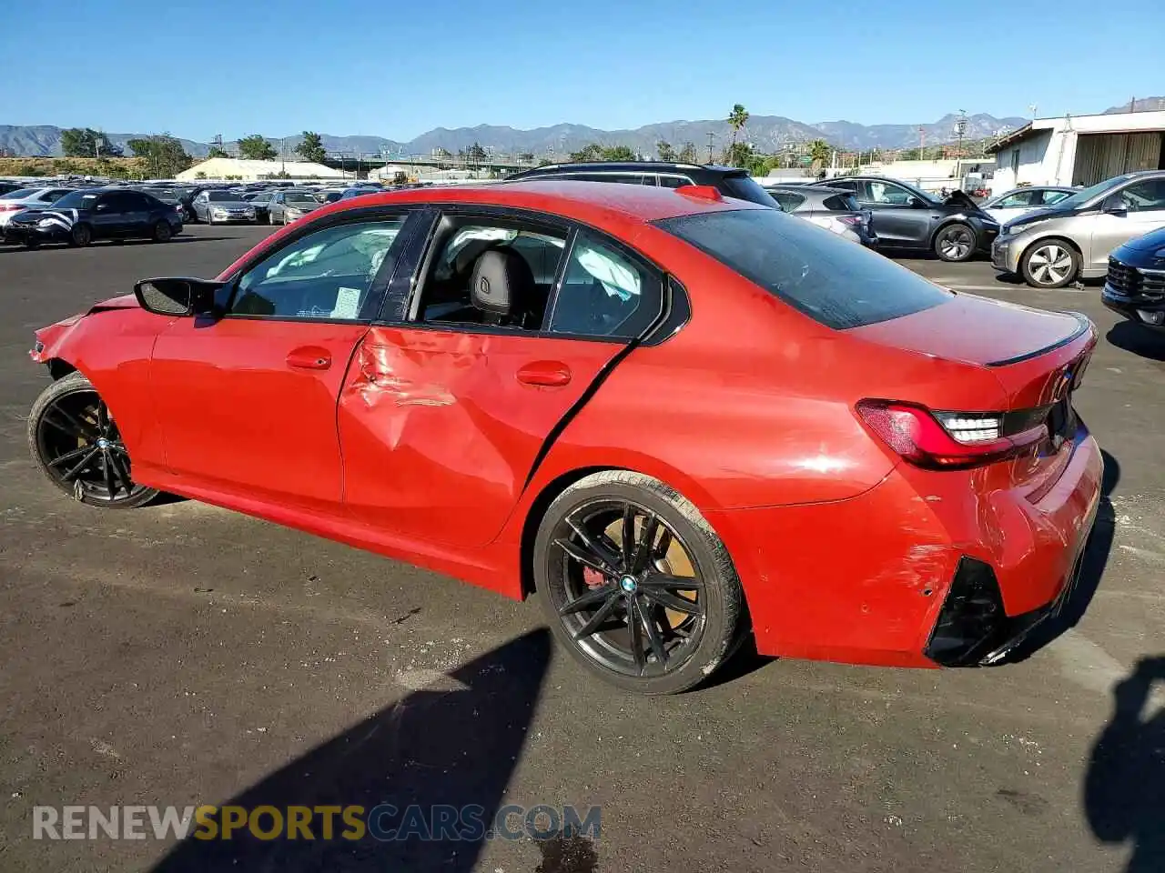 2 Photograph of a damaged car 3MW49FS06P8D41536 BMW M3 2023