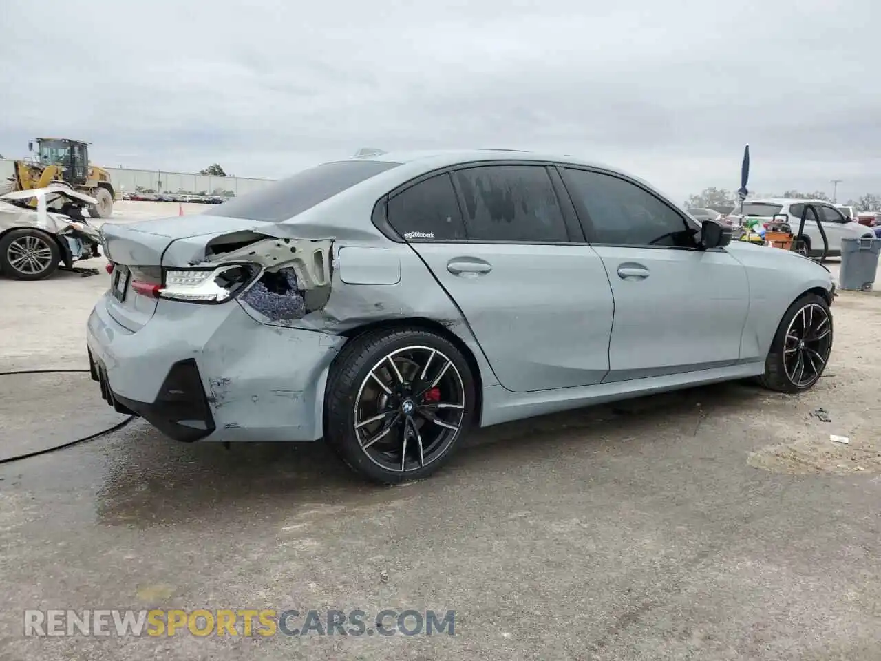 3 Photograph of a damaged car 3MW49FS07P8C81993 BMW M3 2023