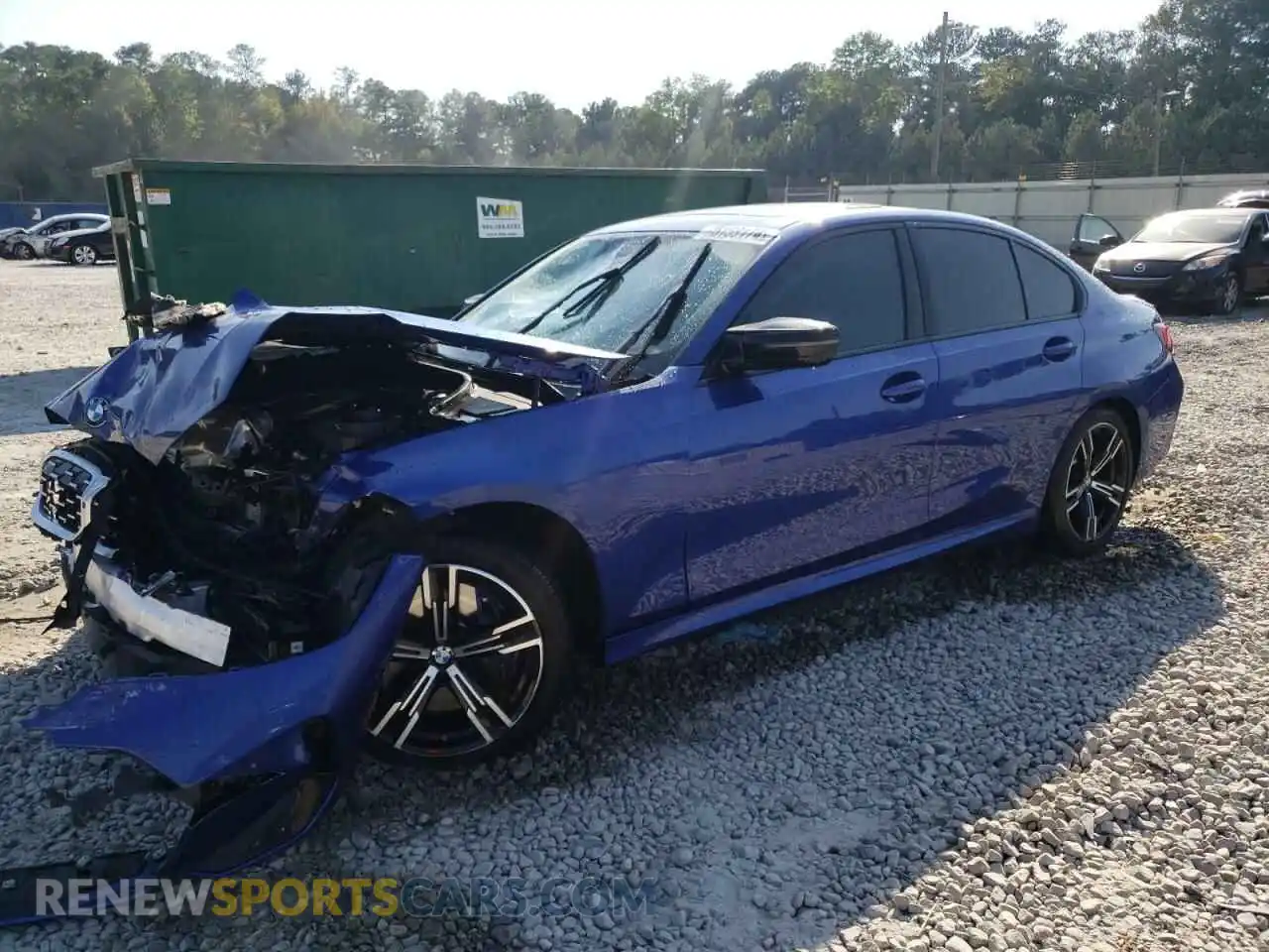 1 Photograph of a damaged car 3MW49FS07P8D72228 BMW M3 2023