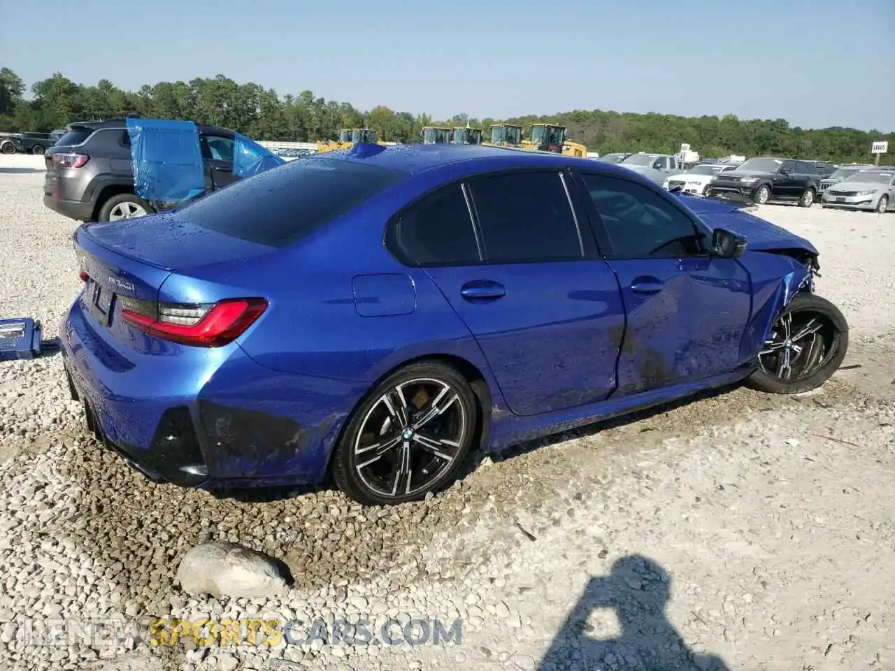 3 Photograph of a damaged car 3MW49FS07P8D72228 BMW M3 2023