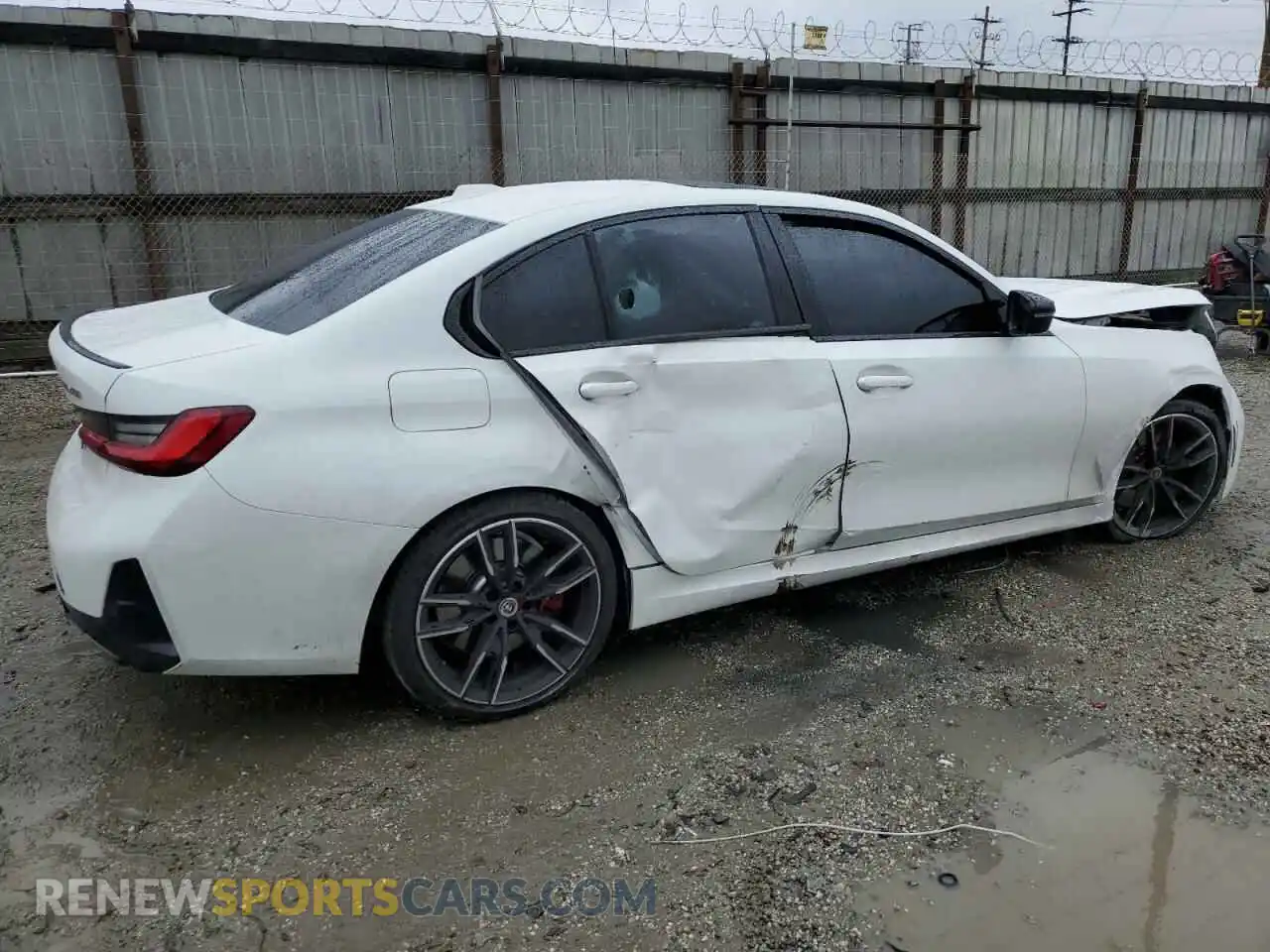 3 Photograph of a damaged car 3MW49FS08P8C96373 BMW M3 2023
