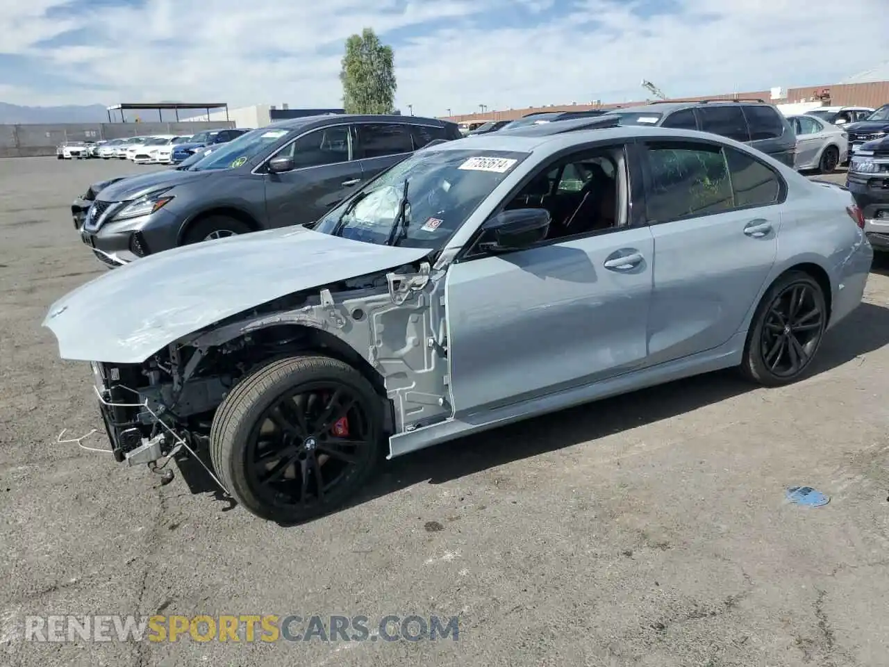 1 Photograph of a damaged car 3MW49FS08P8D20543 BMW M3 2023