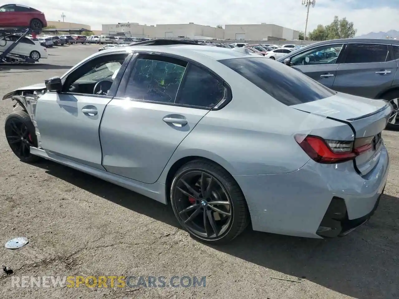 2 Photograph of a damaged car 3MW49FS08P8D20543 BMW M3 2023