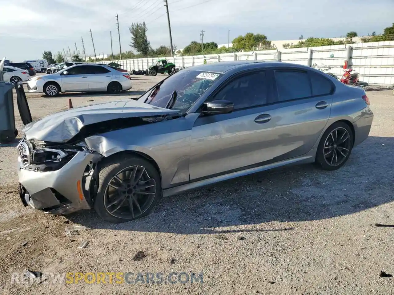 1 Photograph of a damaged car 3MW49FS09P8C79257 BMW M3 2023
