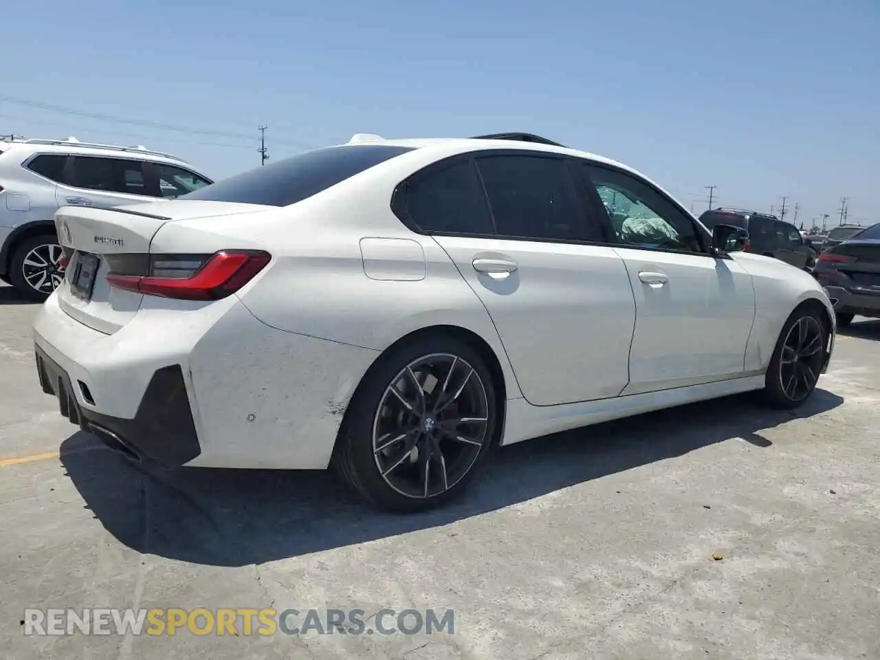 3 fotografías del automóvil dañado 3MW49FS0XP8D42673 BMW M3 2023