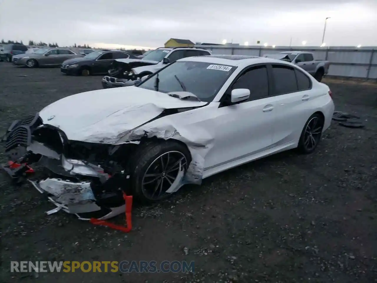 1 Photograph of a damaged car 3MW69FF01P8D08219 BMW M3 2023