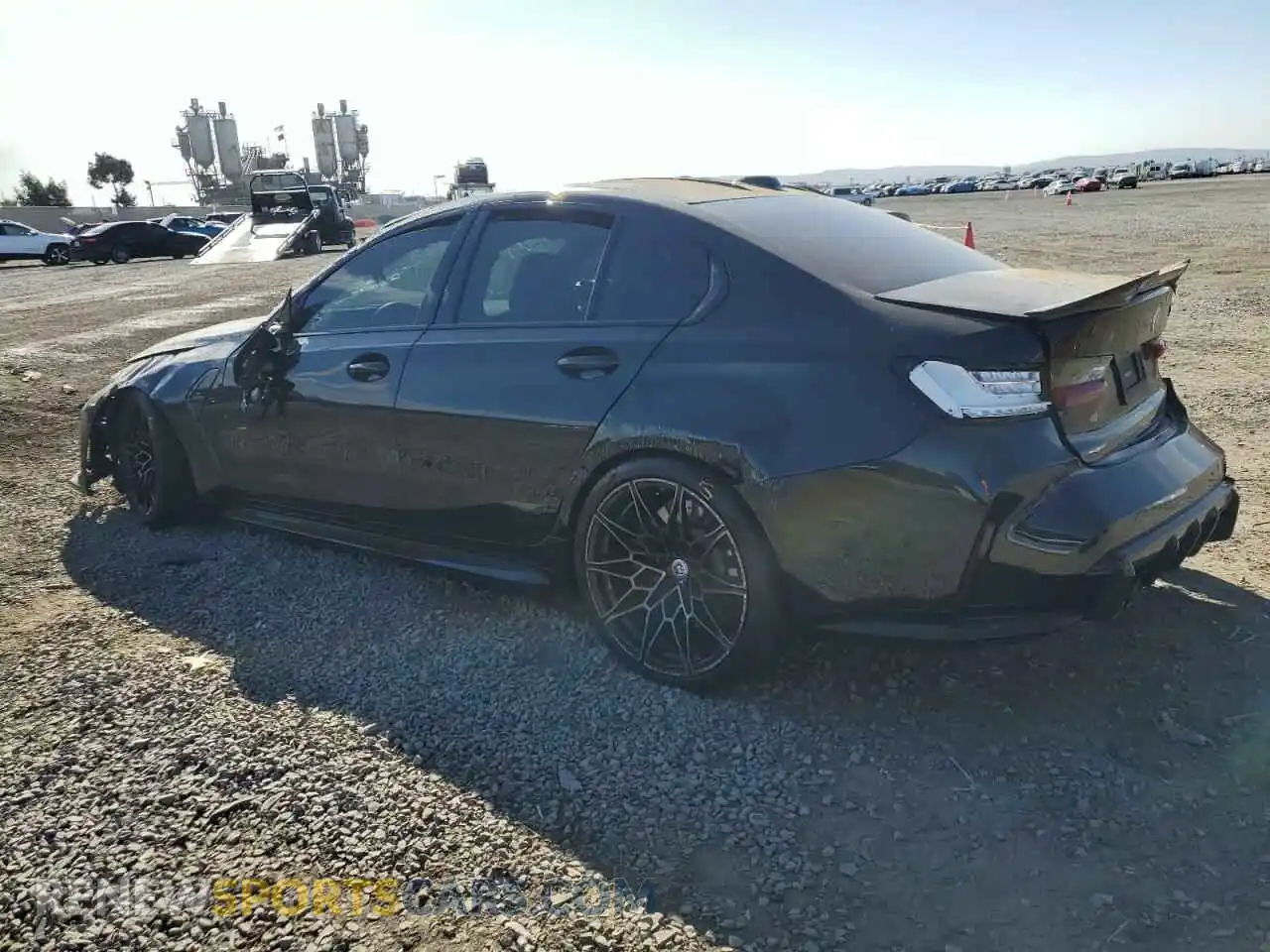 2 fotografías del automóvil dañado WBS33AY01PFN67560 BMW M3 2023