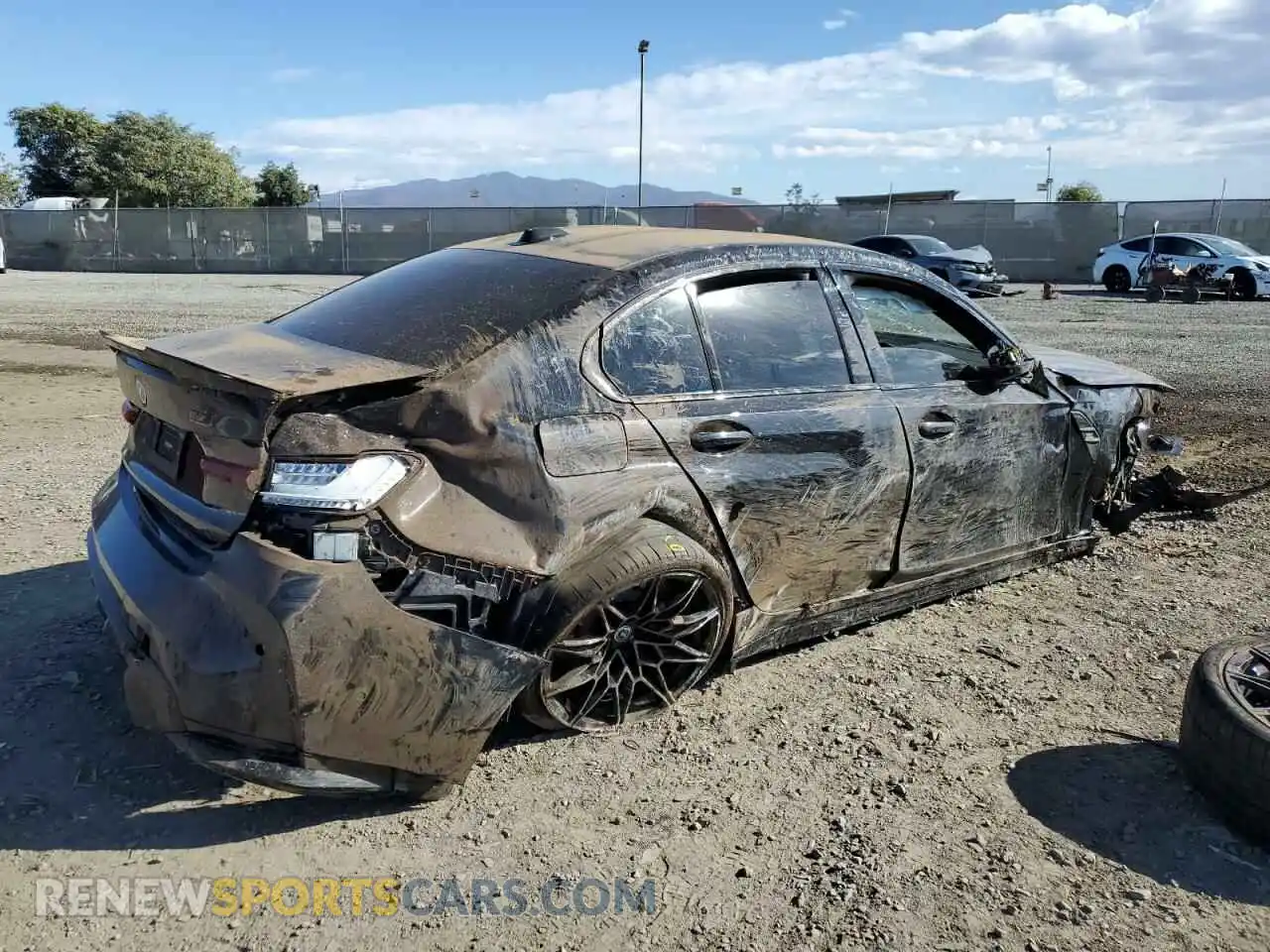 3 fotografías del automóvil dañado WBS33AY01PFN67560 BMW M3 2023